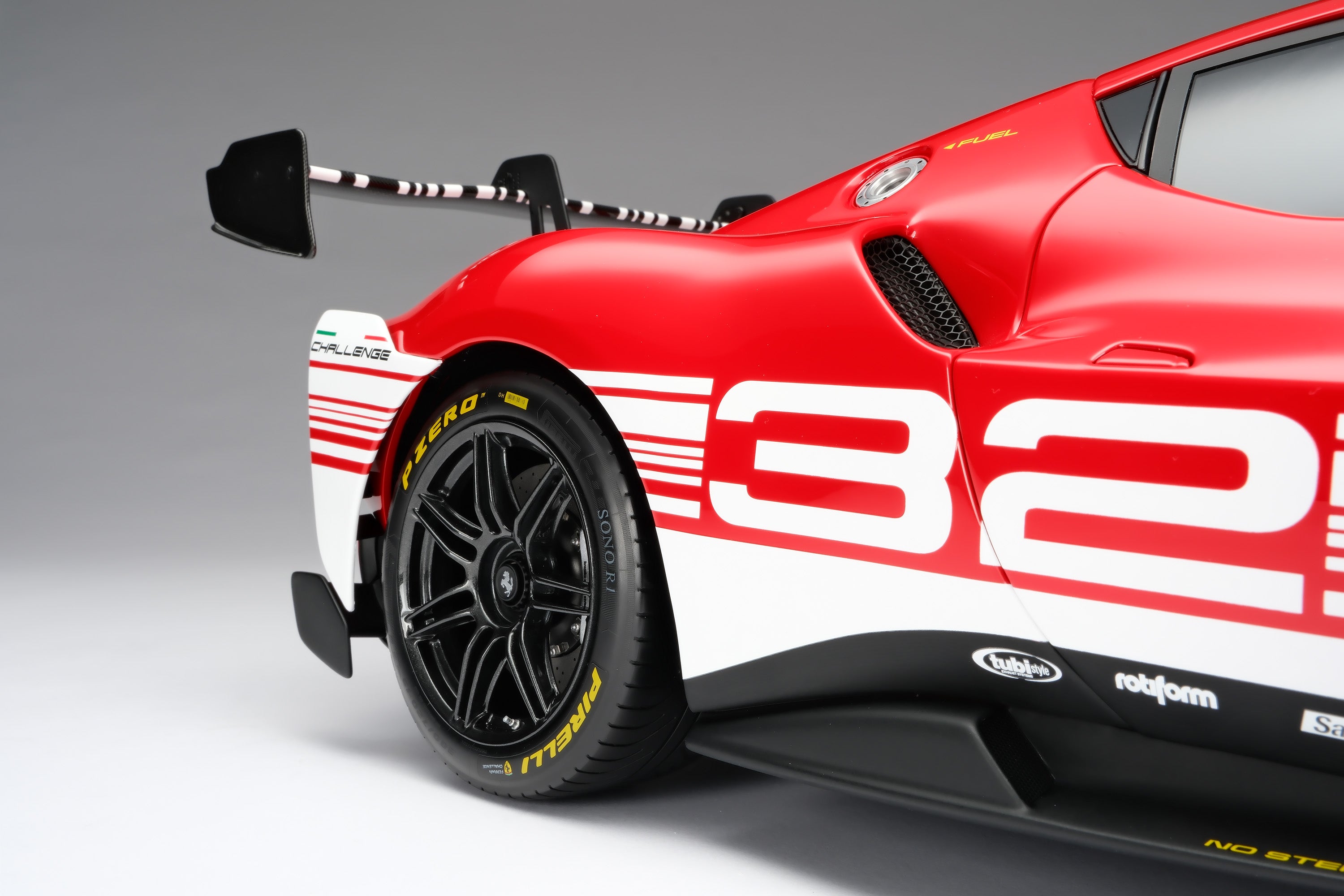 Amalgam 1:8 scale Ferrari 296 Challenge