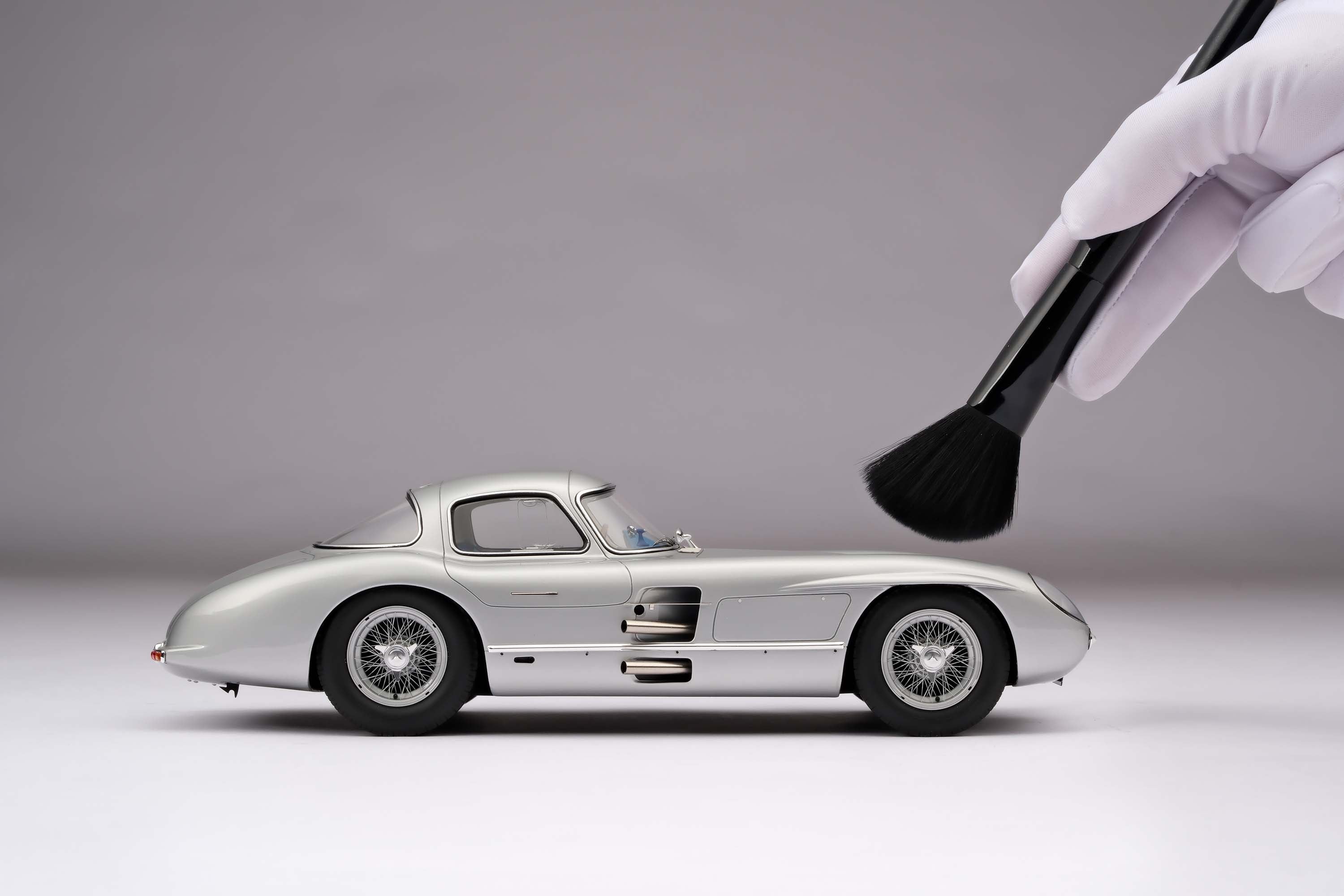 Amalgam 1:18 Mercedes 300 SLR Uhlenhaut coupe