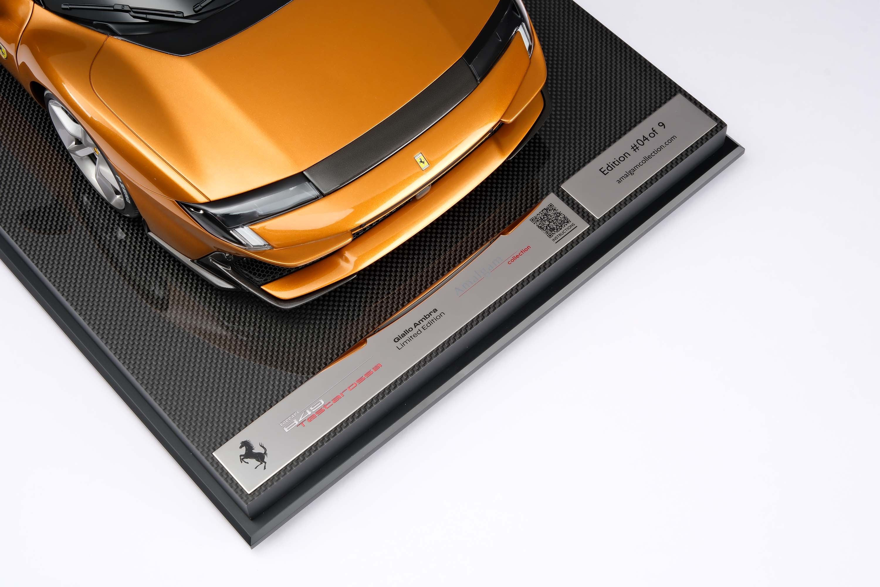 Amalgam 1:8 scale Ferrari 849 Testarossa Coupe and Spider various colours