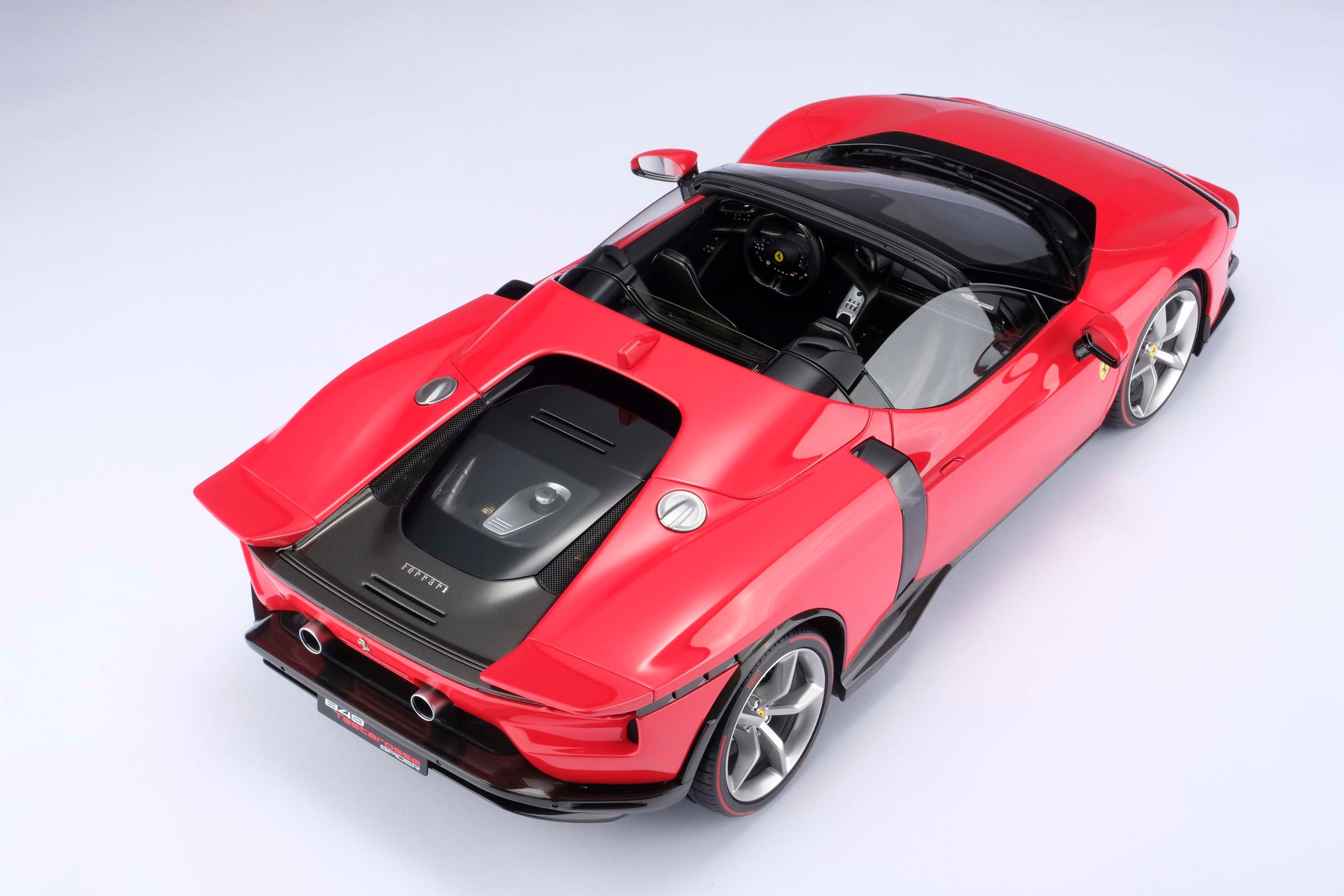 Amalgam 1:8 scale Ferrari 849 Testarossa Coupe and Spider various colours