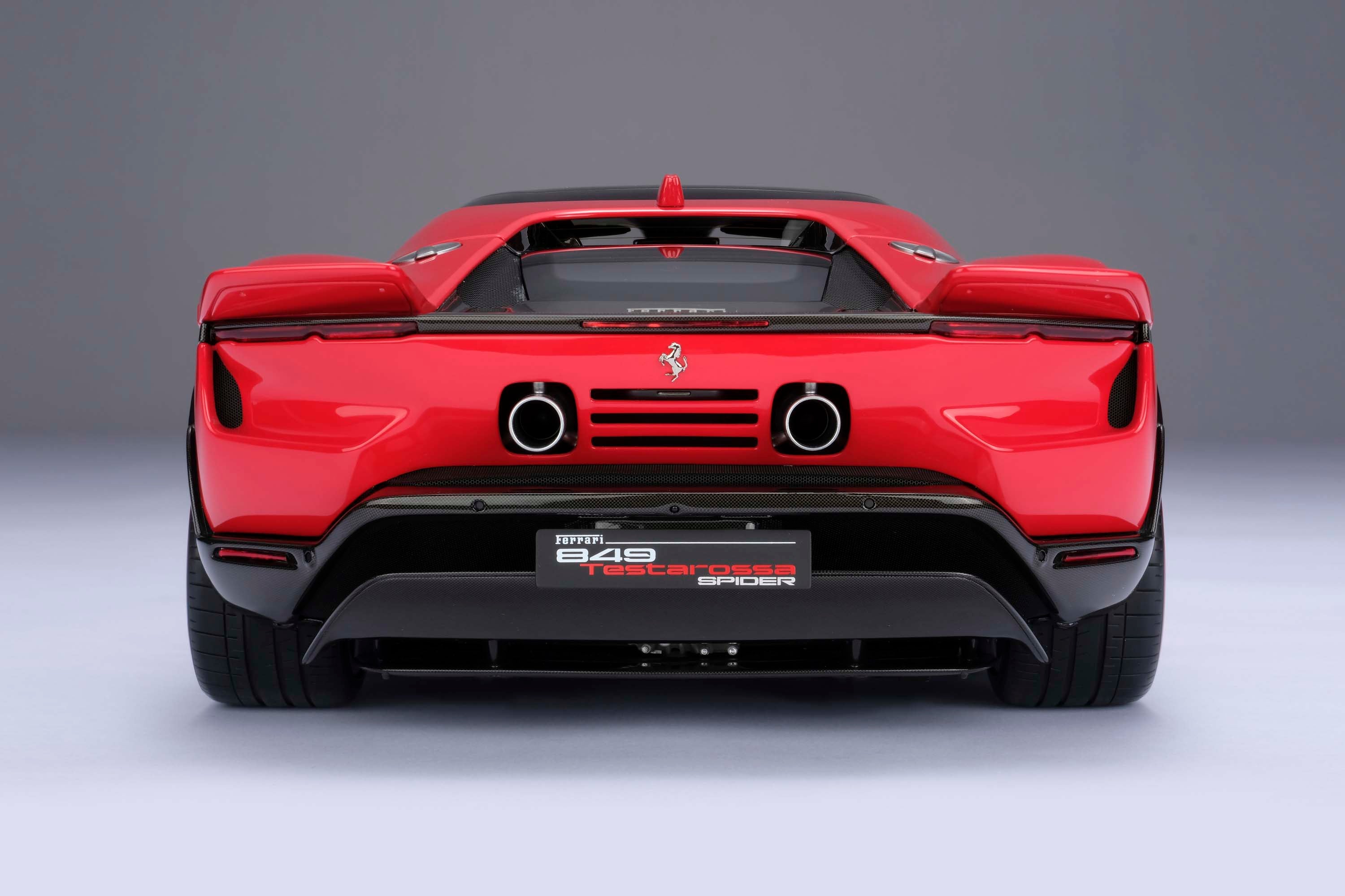 Amalgam 1:8 scale Ferrari 849 Testarossa Coupe and Spider various colours