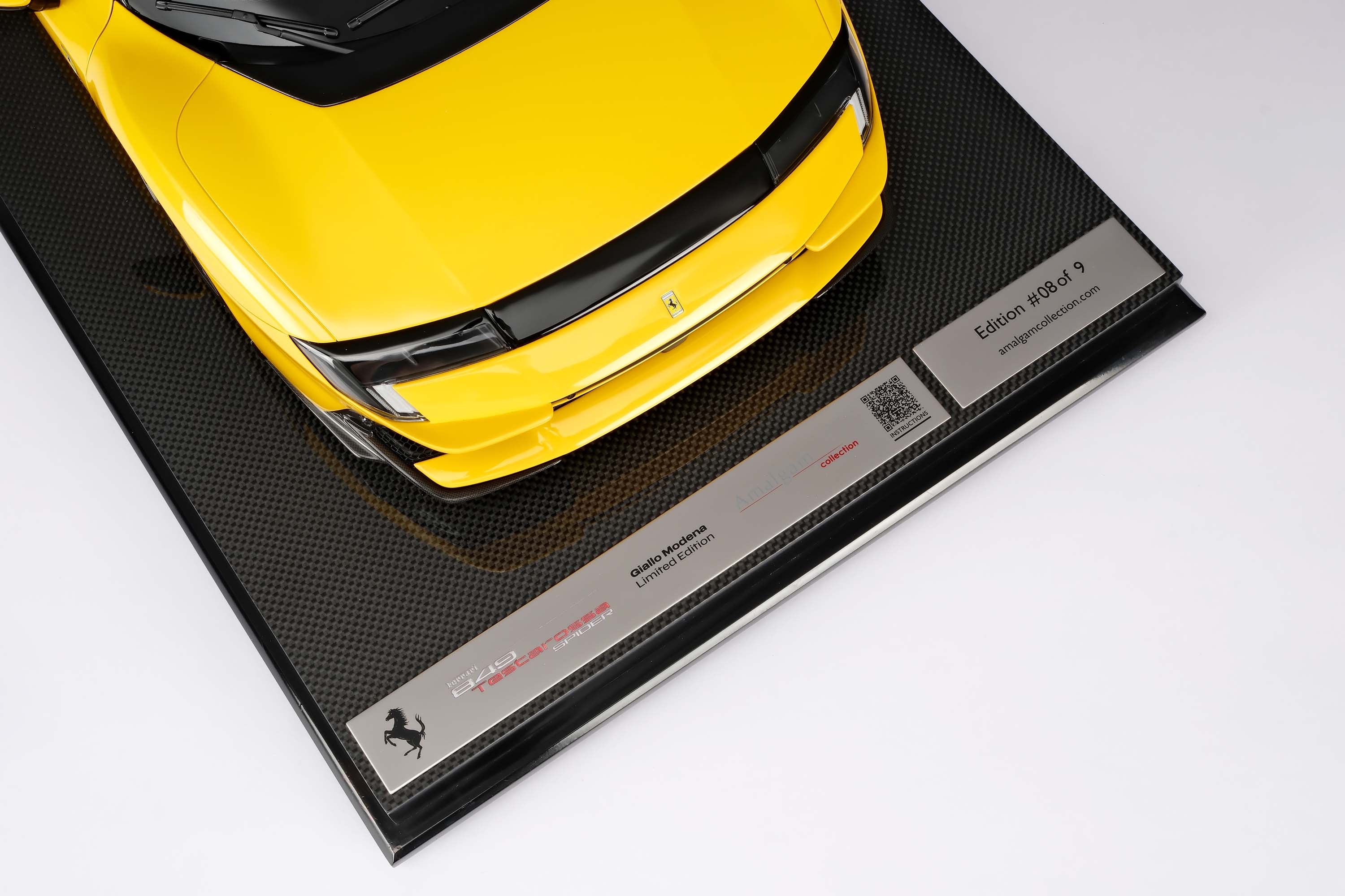 Amalgam 1:8 scale Ferrari 849 Testarossa Coupe and Spider various colours