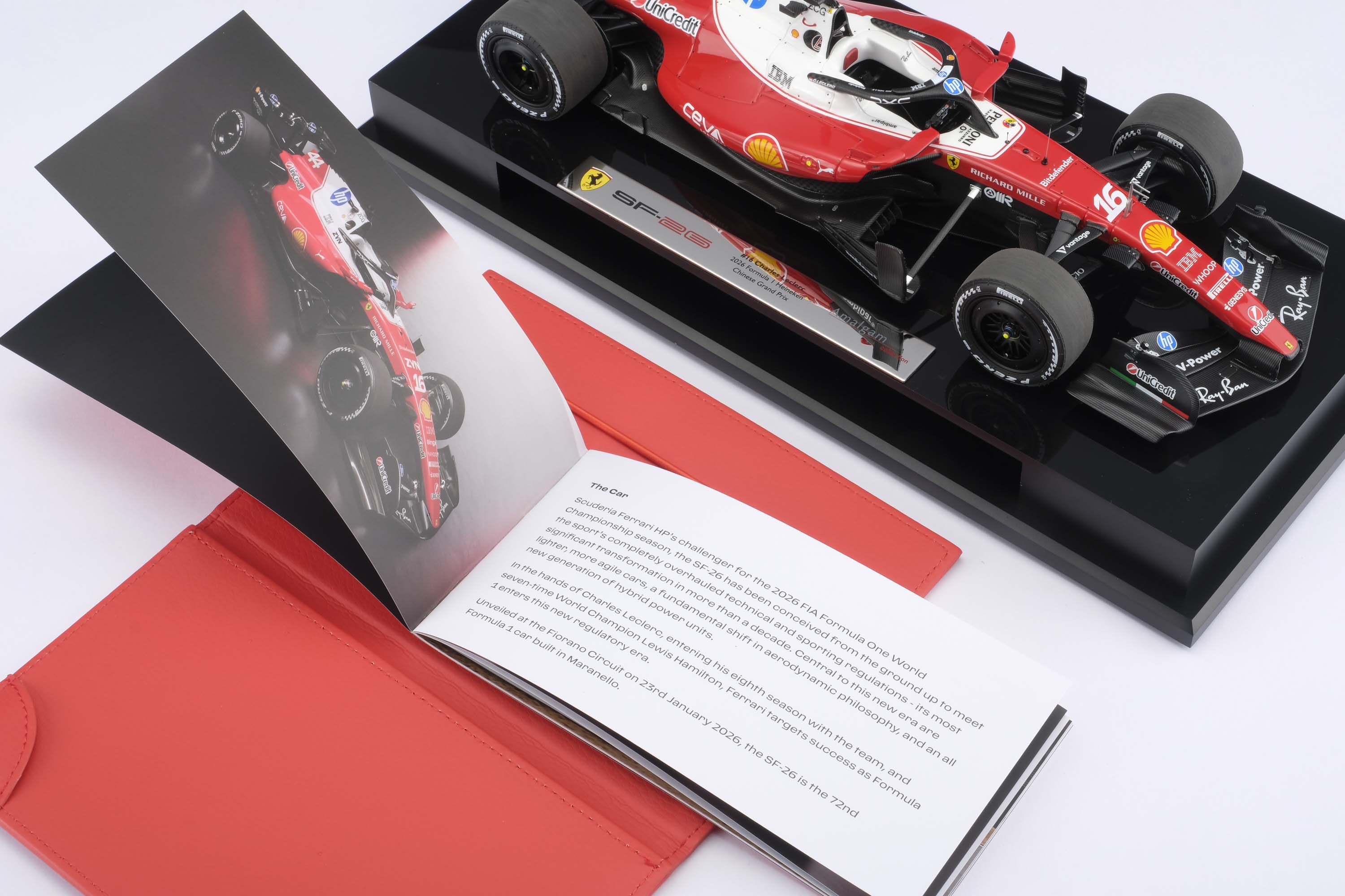 Amalgam 1:18 scale Ferrari SF-26 #44 Hamilton or #16 LeClerc