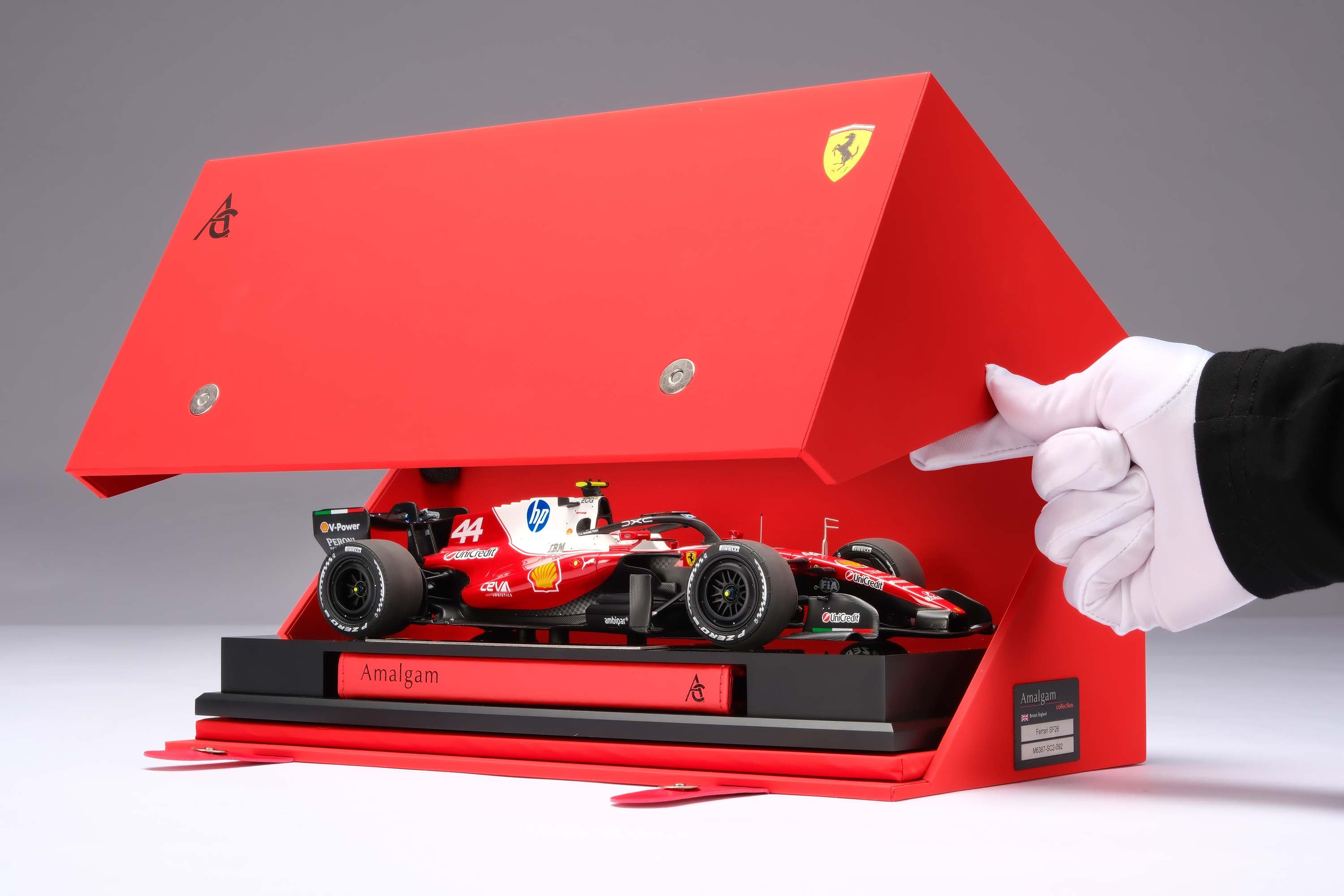 Amalgam 1:18 scale Ferrari SF-26 #44 Hamilton 1st Ferrari win