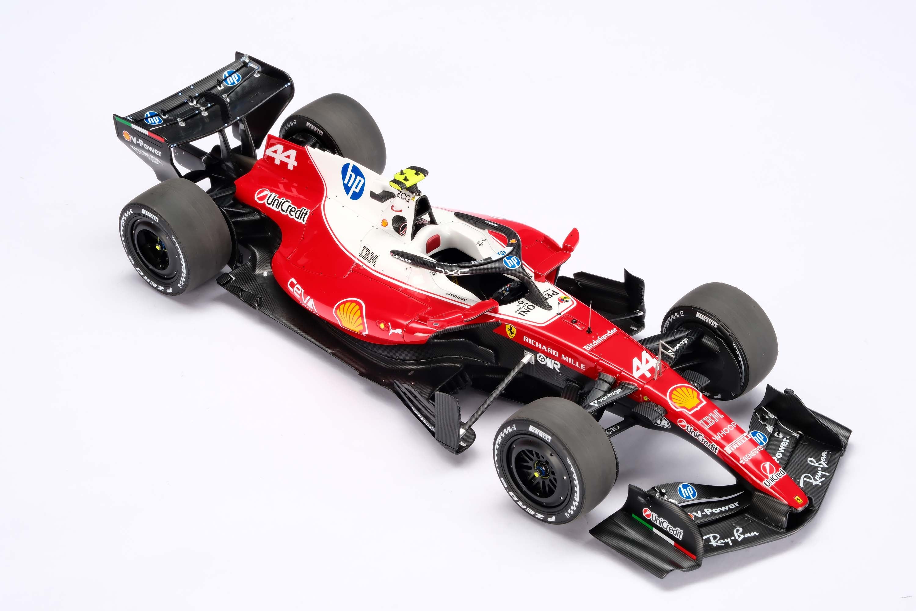 Amalgam 1:18 scale Ferrari SF-26 #44 Hamilton 1st Ferrari win