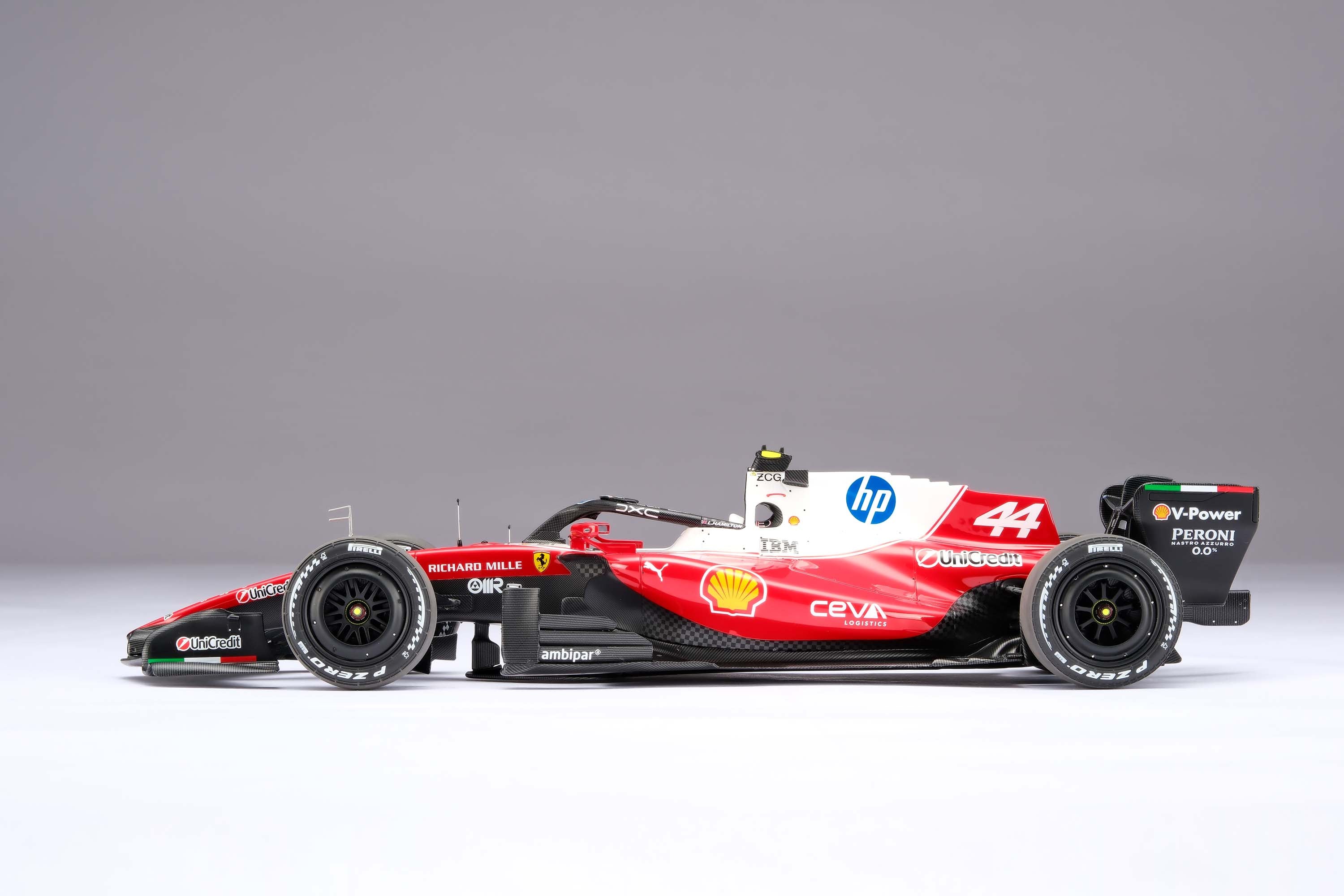 Amalgam 1:18 scale Ferrari SF-26 #44 Hamilton 1st Ferrari win