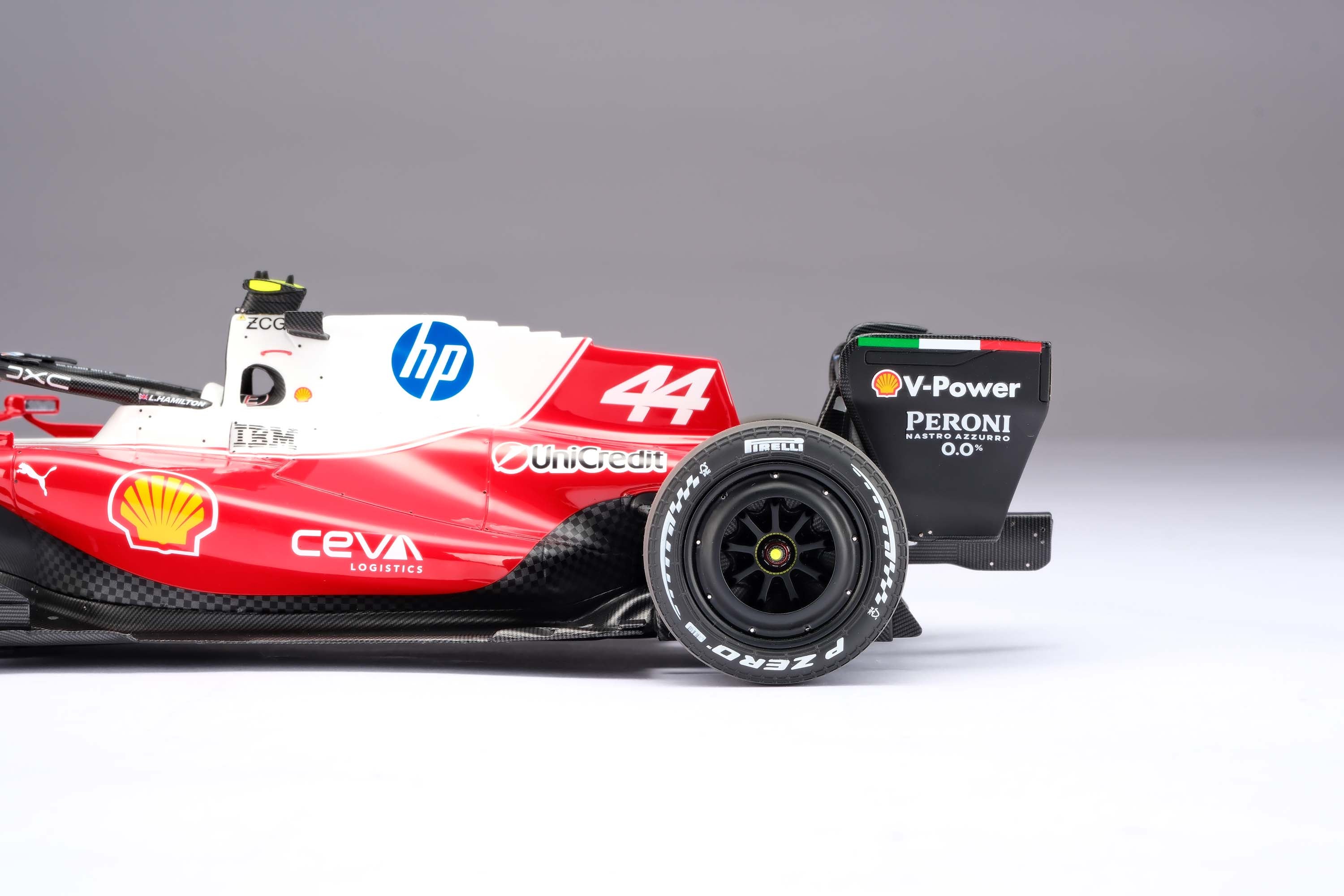 Amalgam 1:18 scale Ferrari SF-26 #44 Hamilton 1st Ferrari win