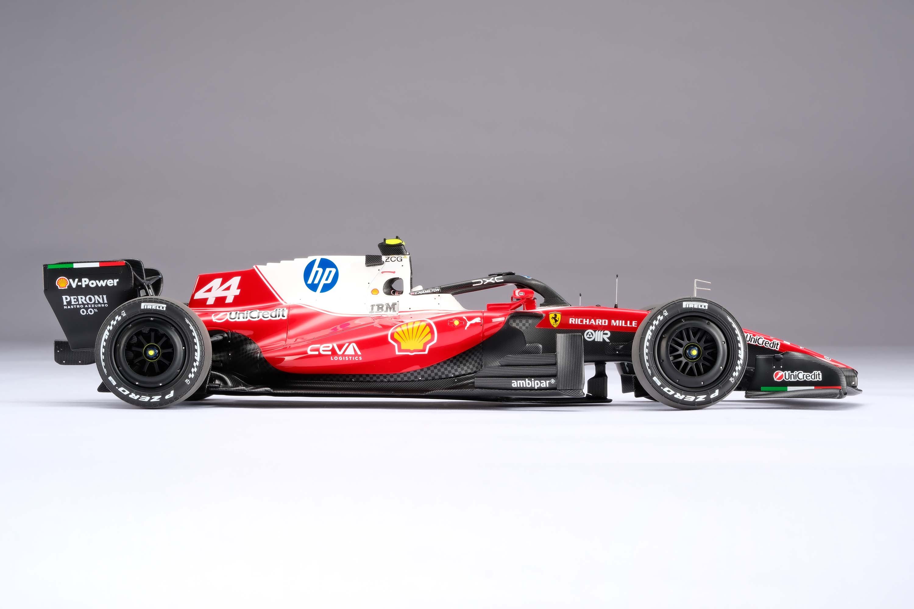 Amalgam 1:18 scale Ferrari SF-26 #44 Hamilton 1st Ferrari win