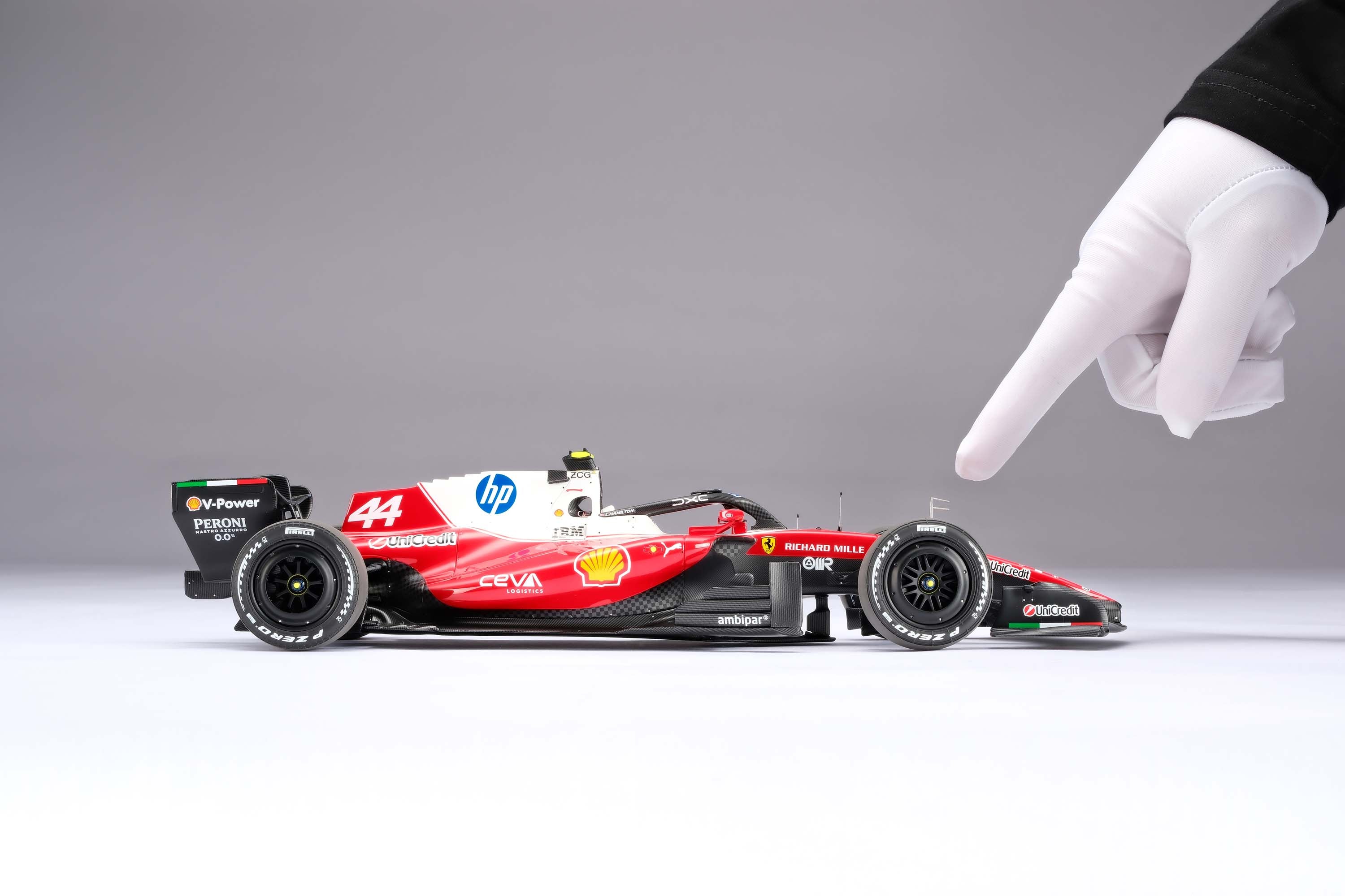 Amalgam 1:18 scale Ferrari SF-26 #44 Hamilton 1st Ferrari win
