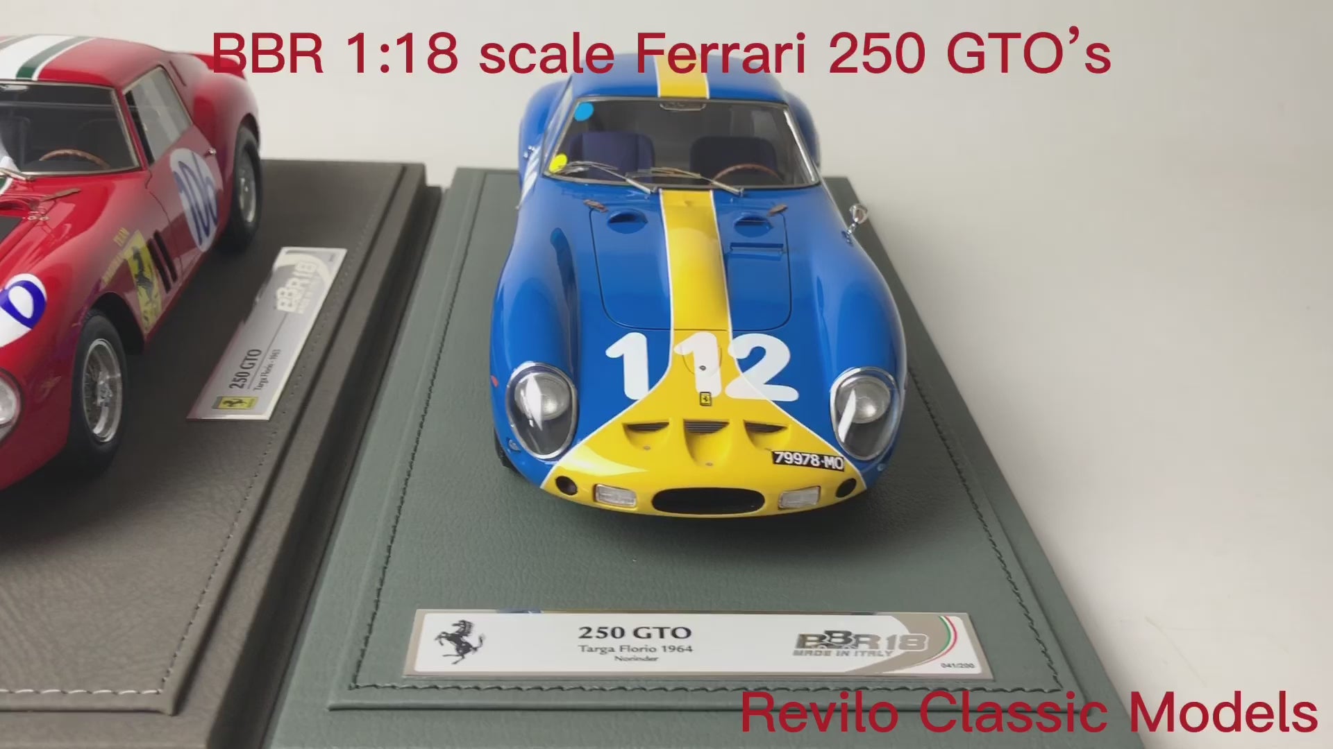 BBR Ferrari 250 GTO 1:18 scale