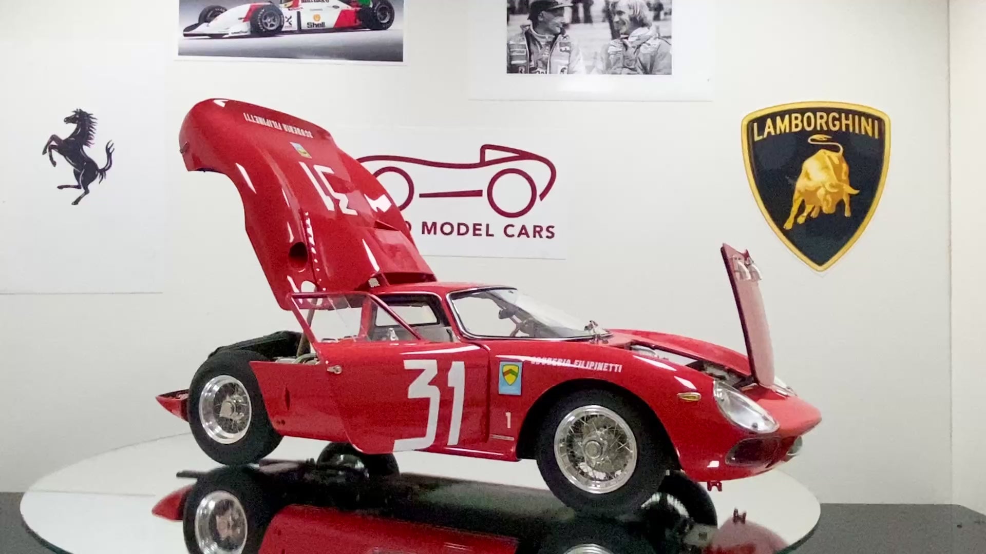 IN STOCK! CMC 1:18 scale Ferrari 250 LM M268 Winner Monza 1964 #31