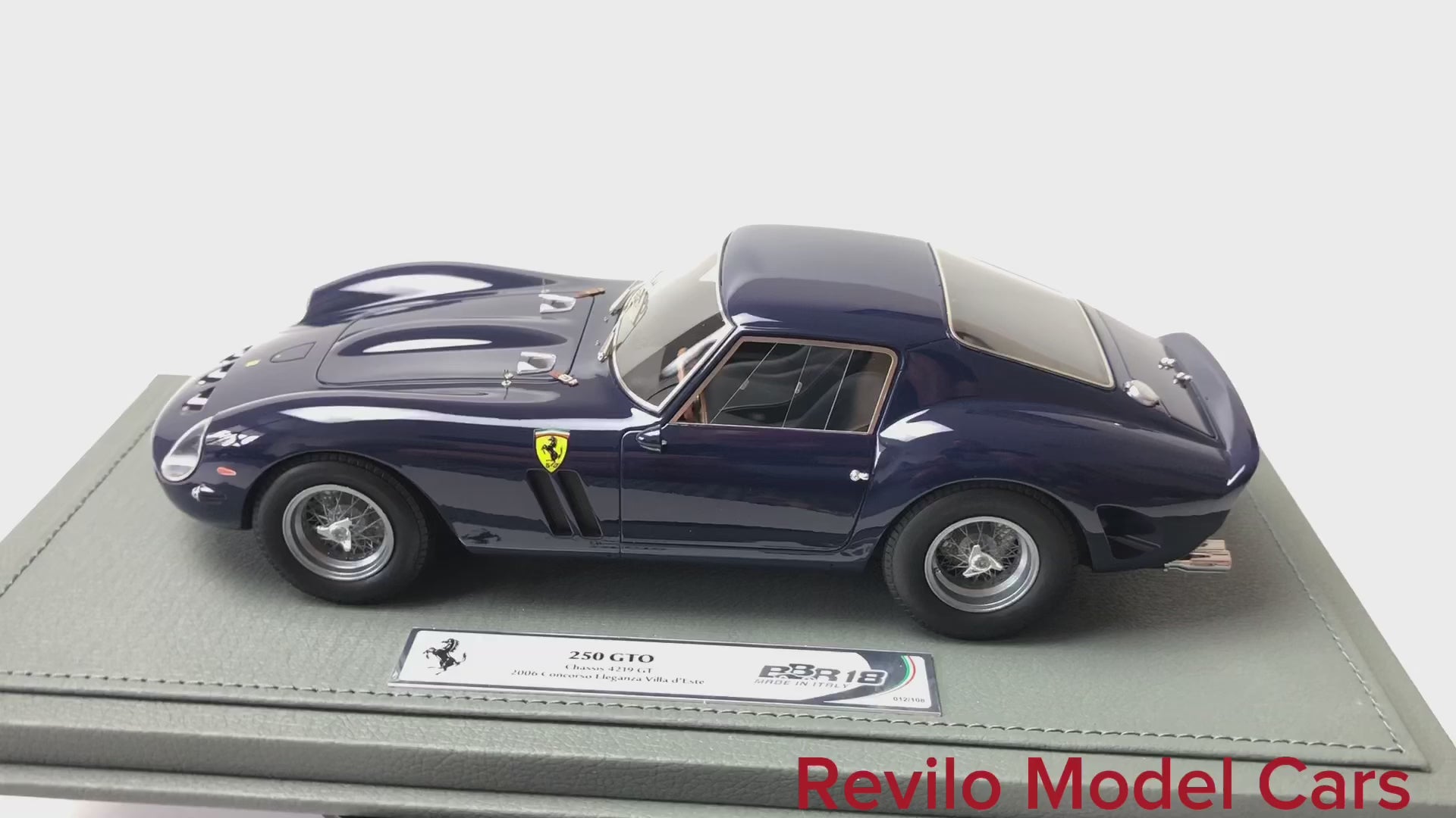 BBR escala 1:18 Ferrari 250 GTO Azul