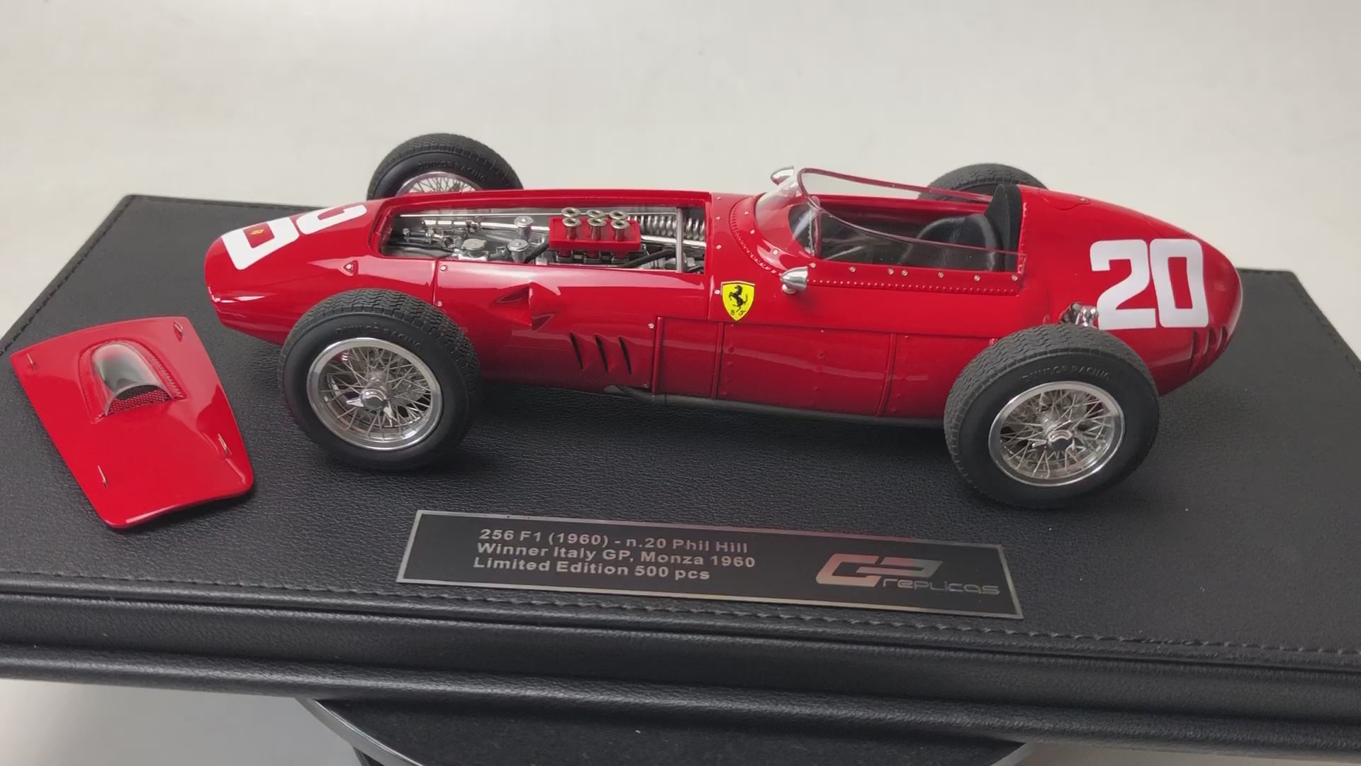 1958 Ferrari 246 Dino F1 Mike Hawthorn #4 escala 1:18