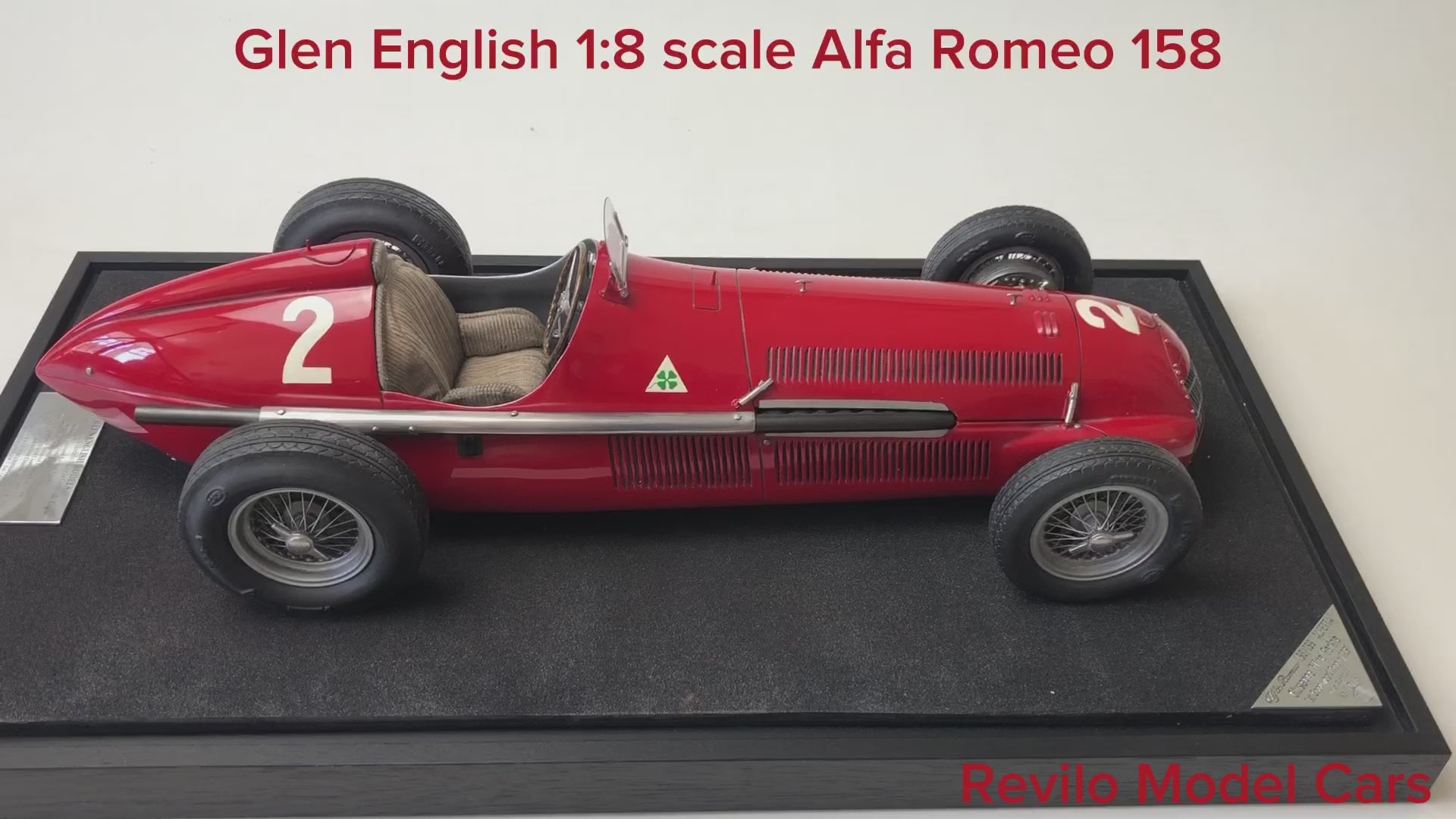 Glen English Alfa Romeo 'Alfetta' 158, 1:8 scale