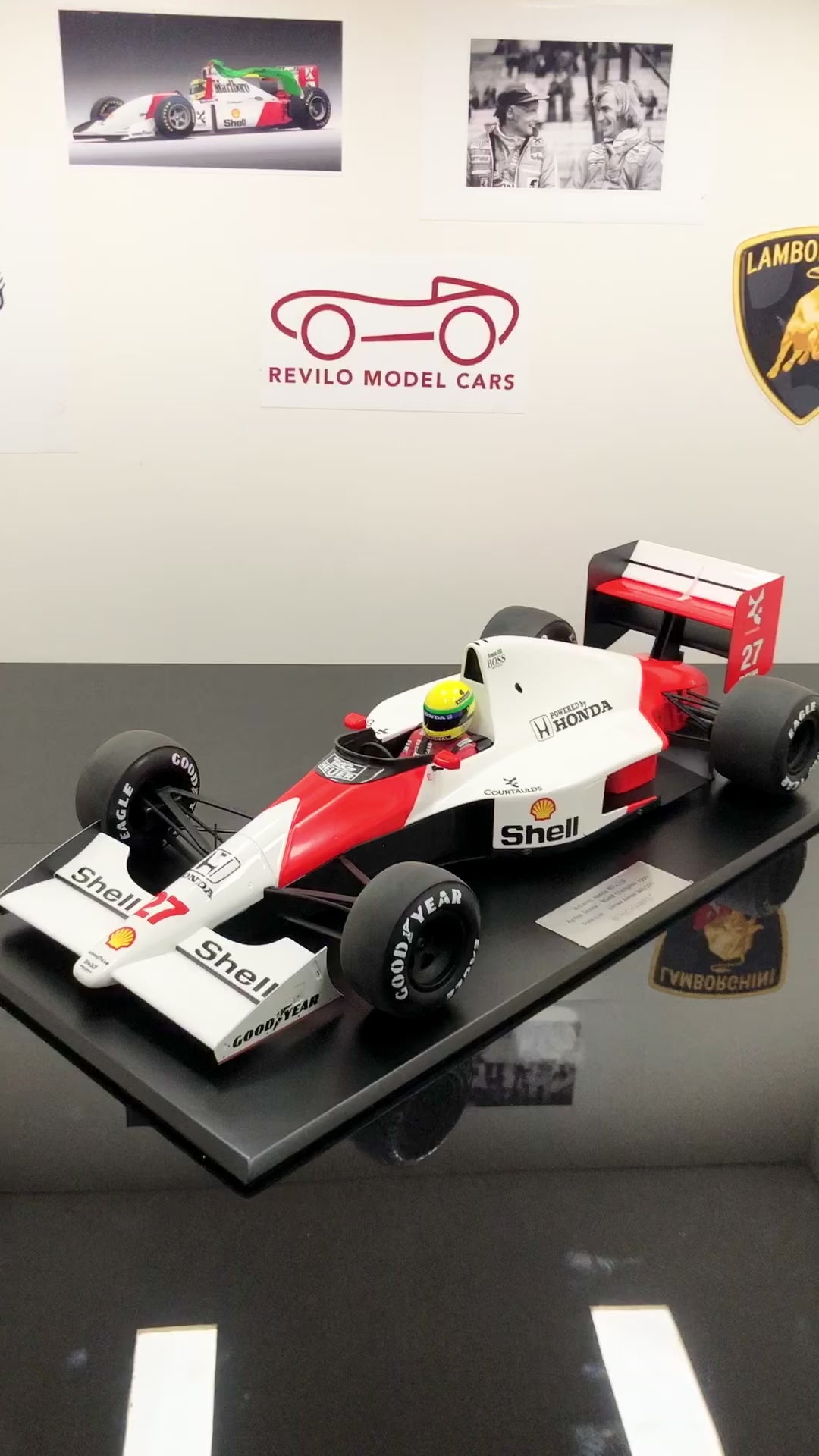 McLaren MP4/5B #27 1:12 Scale Ayrton Senna World Champion