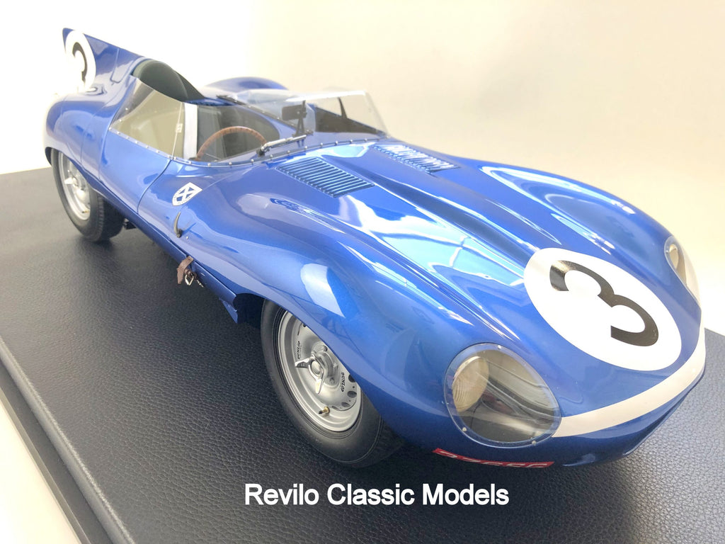 Amalgam Jaguar D Type 1:8 scale #3 1957 Le Mans winner – Revilo