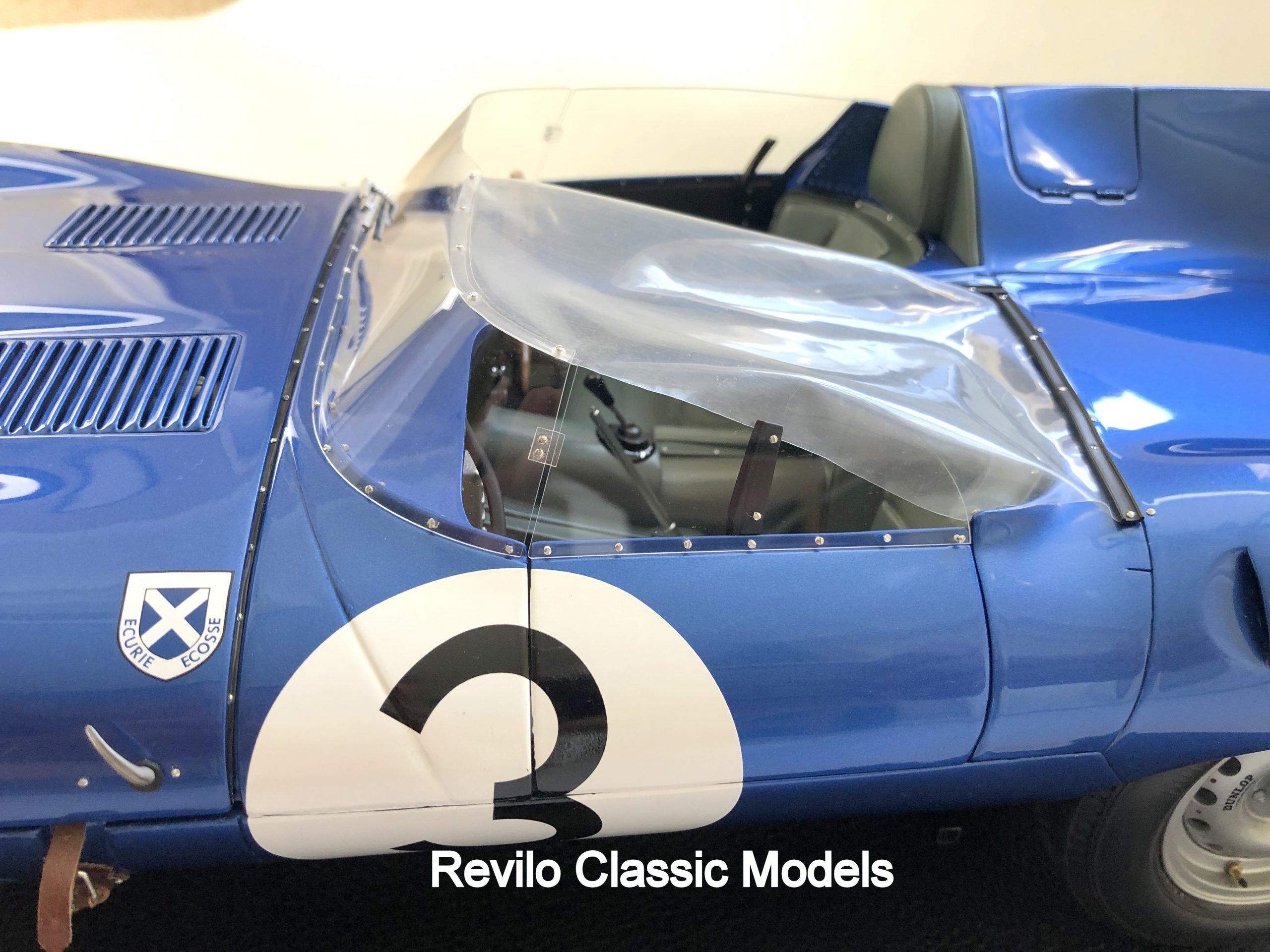 Amalgama Jaguar D Type escala 1:8 #3 1957 ganador de Le Mans