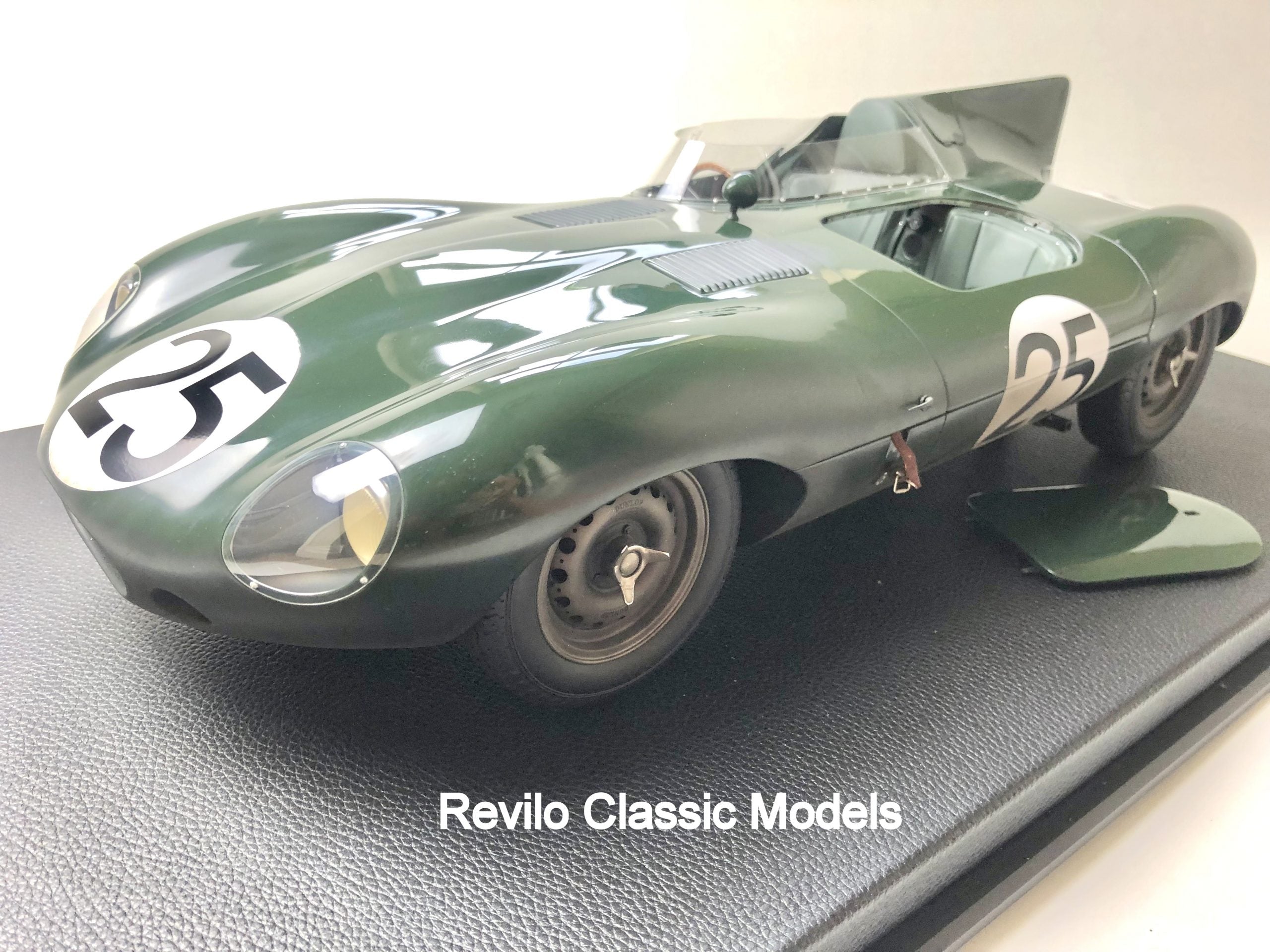 Amalgam 1:8 scale 1956 Jaguar D Type #25 SOLD