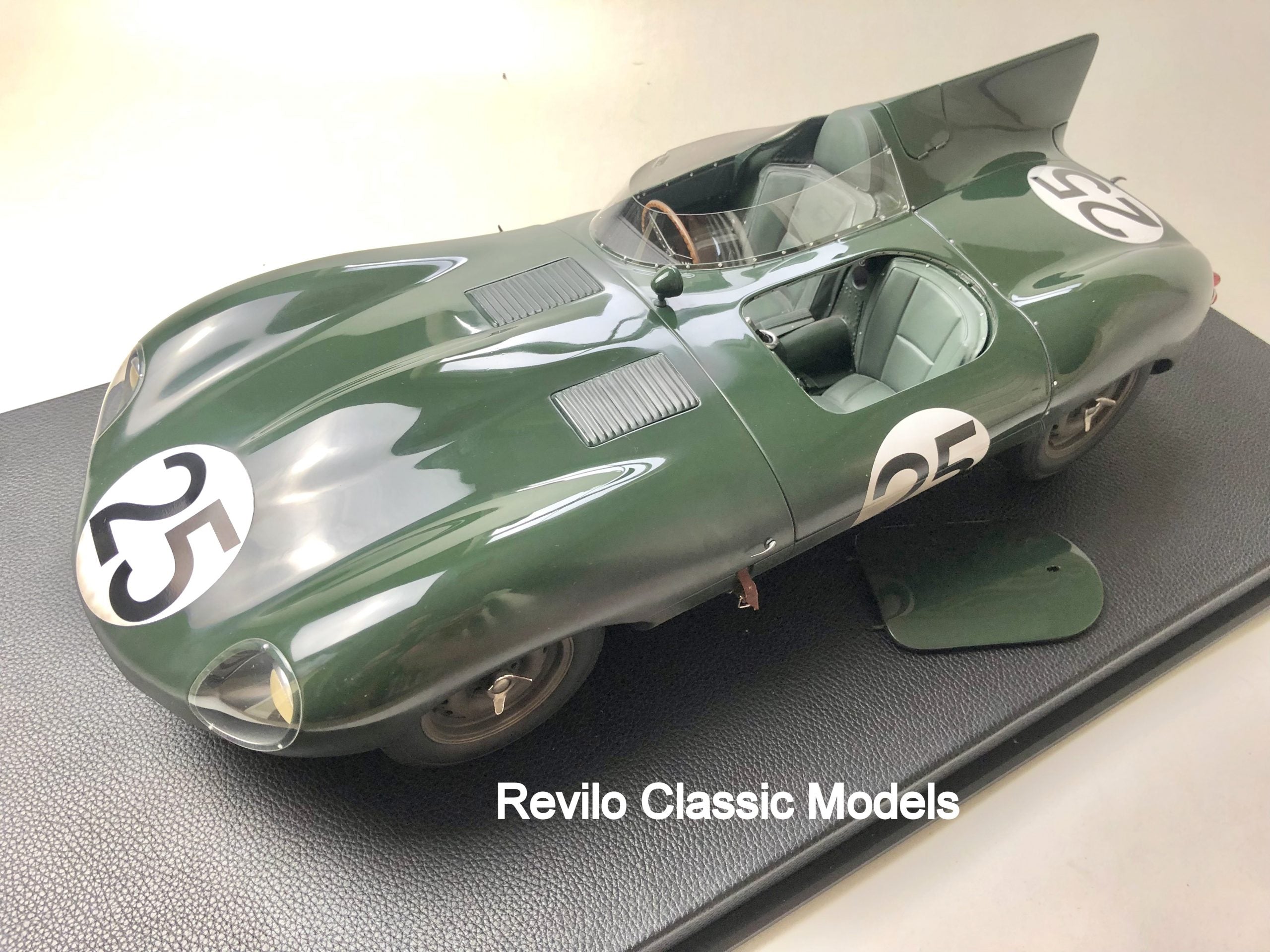 Amalgam 1:8 scale 1956 Jaguar D Type #25 SOLD