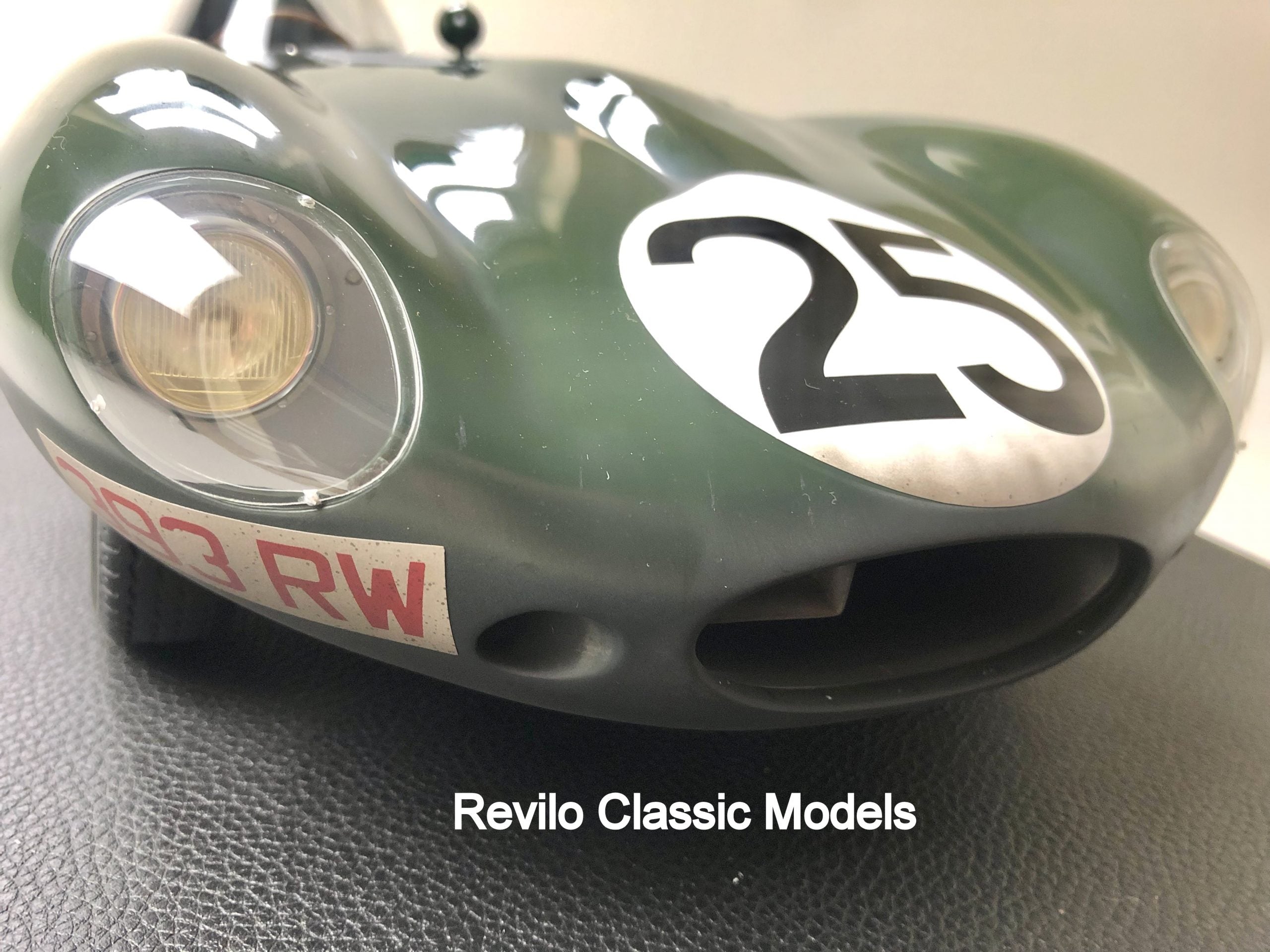 Amalgam 1:8 scale 1956 Jaguar D Type #25 SOLD