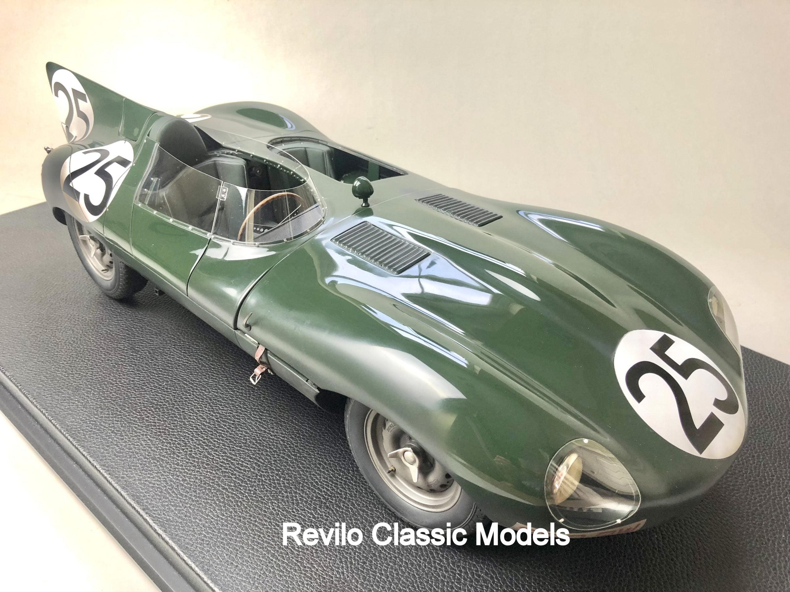 Amalgam 1:8 scale 1956 Jaguar D Type #25 SOLD