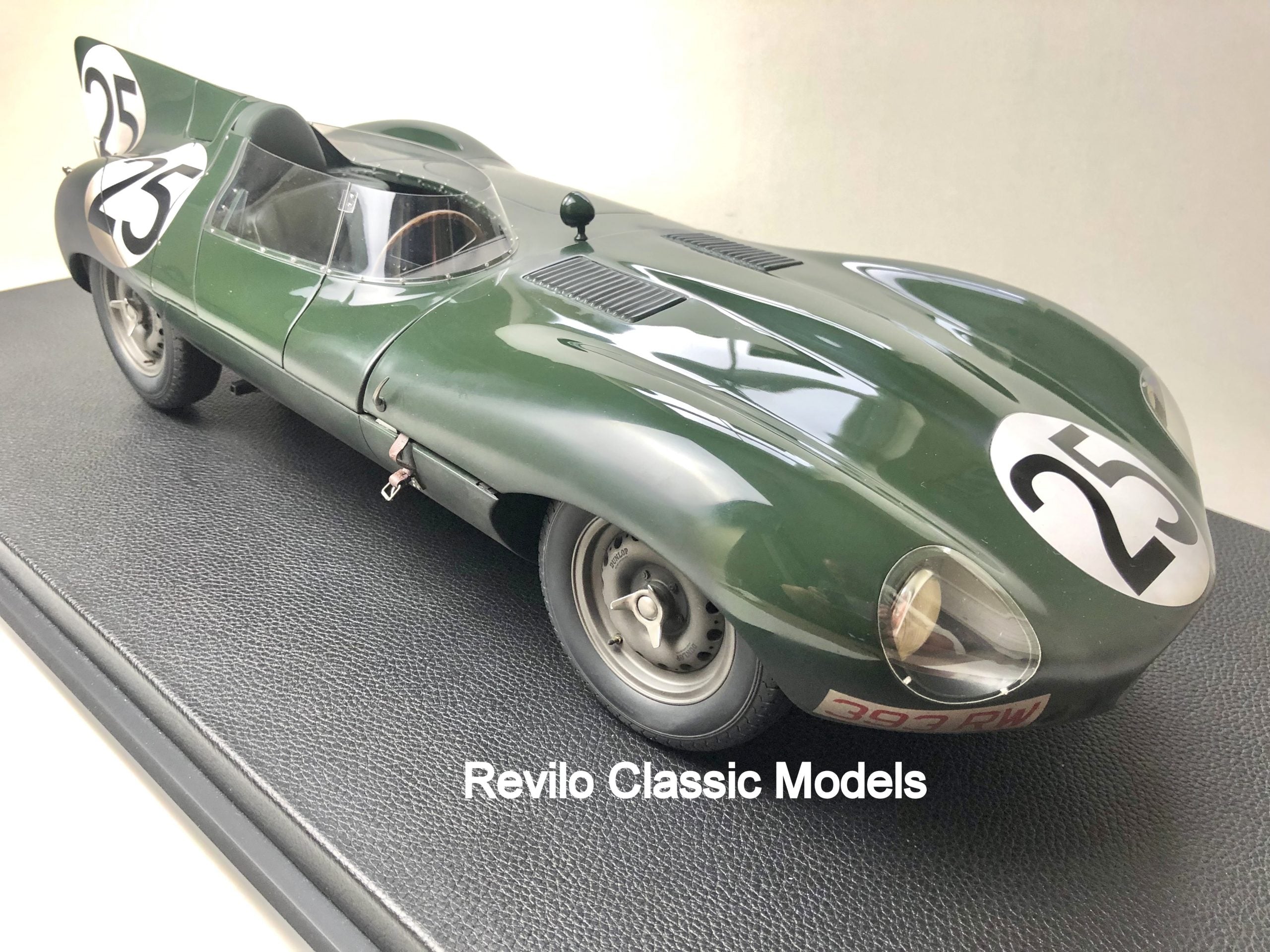 Amalgam 1:8 scale 1956 Jaguar D Type #25 SOLD