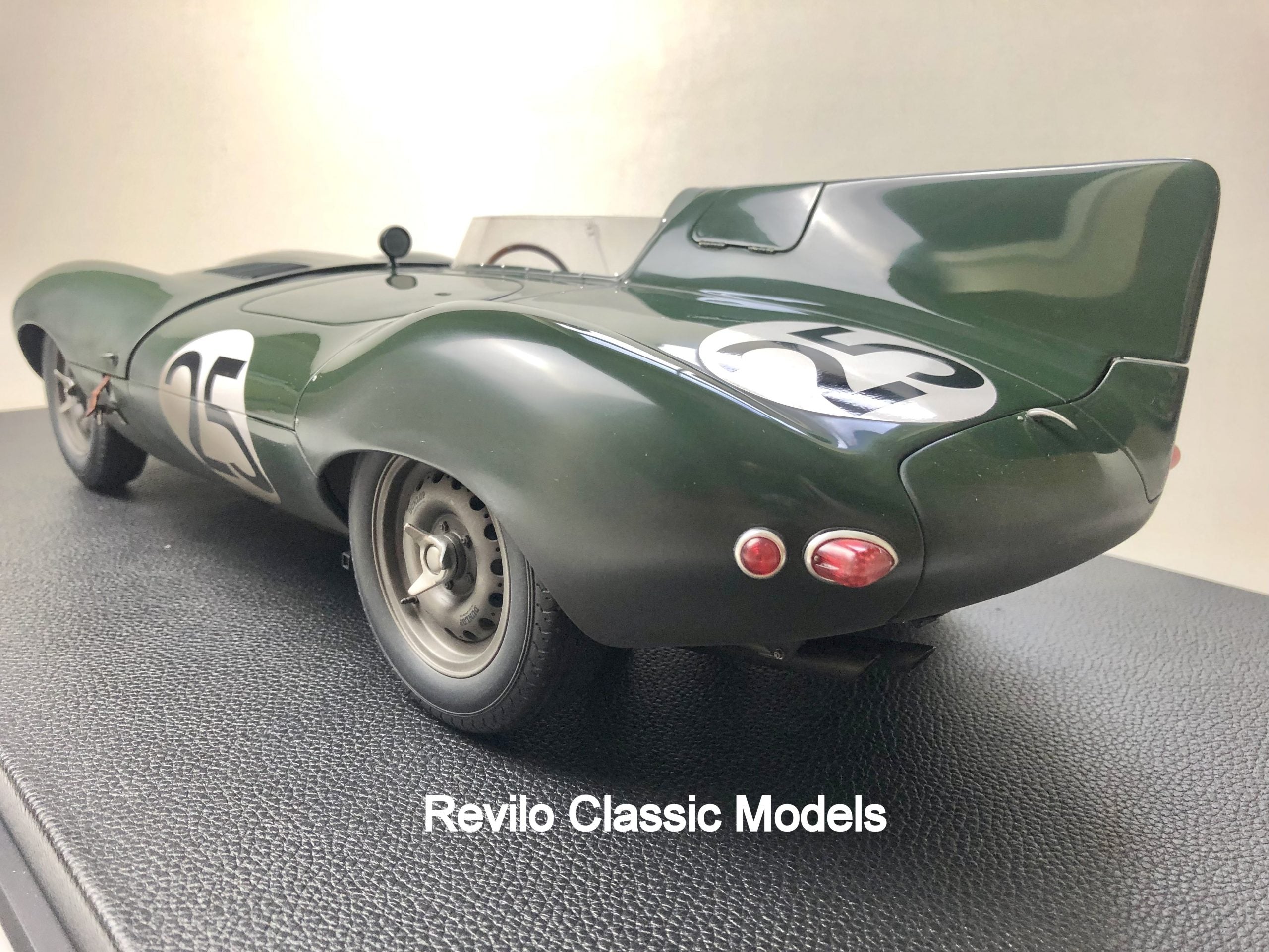 Amalgam 1:8 scale 1956 Jaguar D Type #25 SOLD