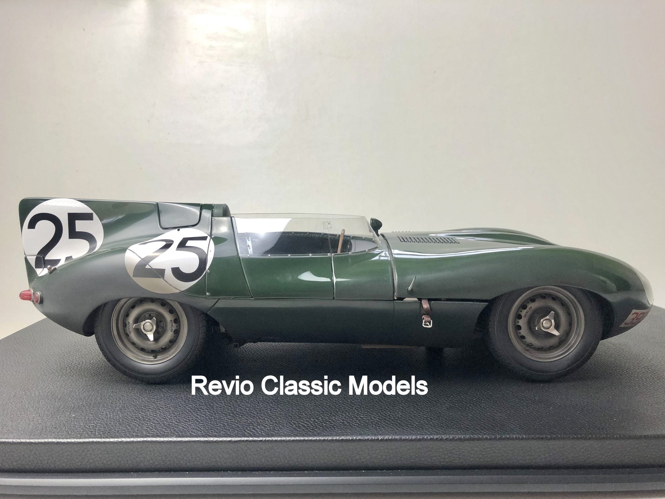 Amalgam 1:8 scale 1956 Jaguar D Type #25 SOLD