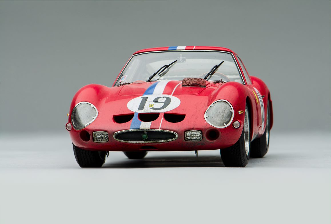 Amalgam Ferrari 250 GTO 1:18 scale Weathered