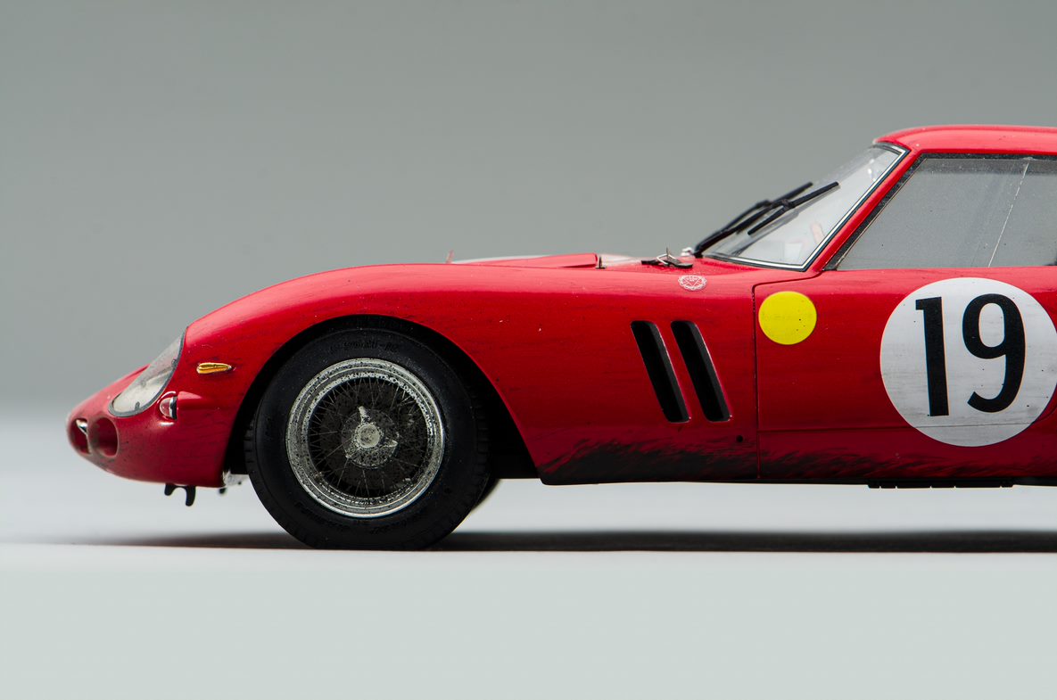 Amalgam Ferrari 250 GTO 1:18 scale Weathered