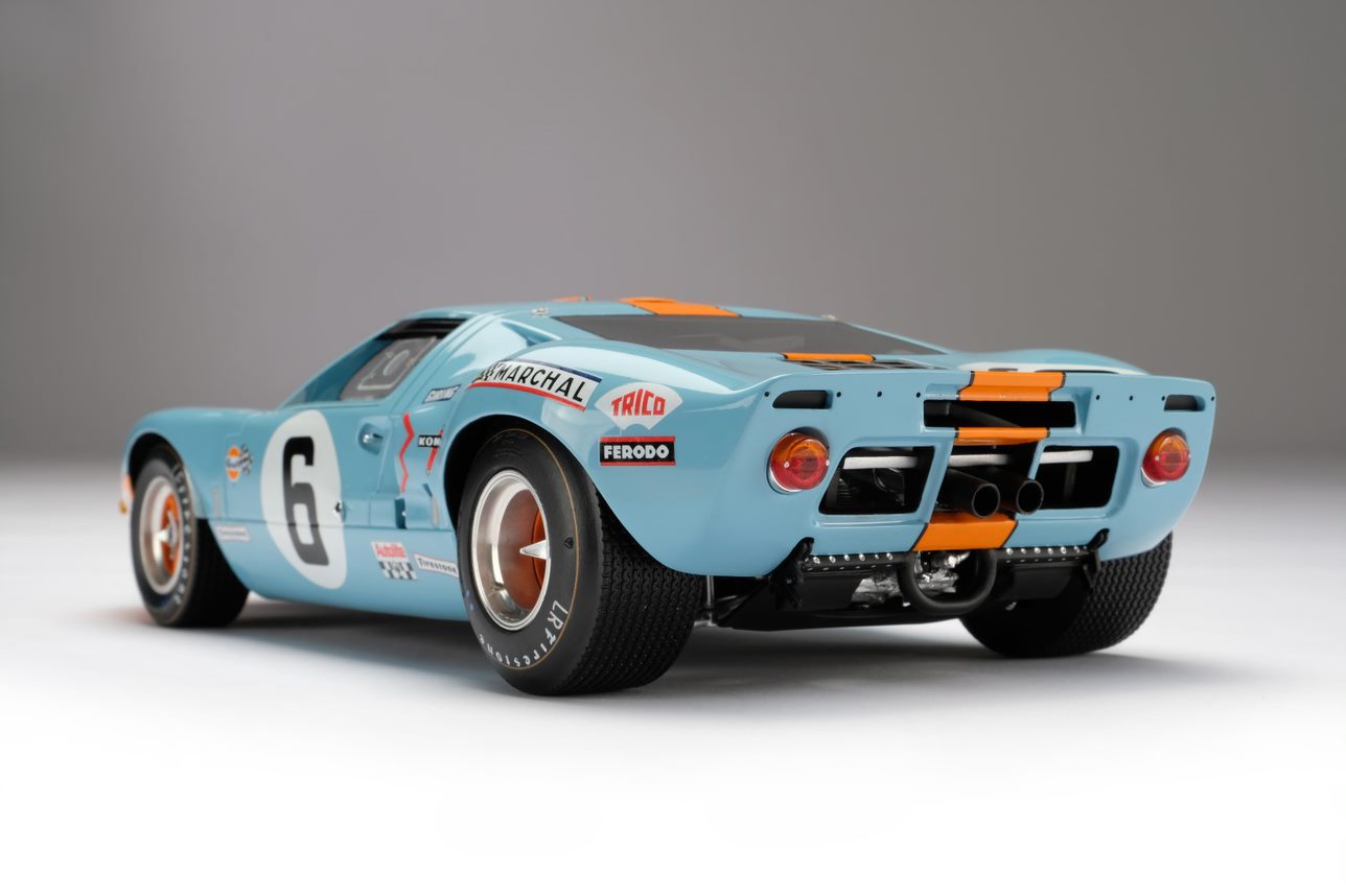 Amalgama Ford GT40 escala 1:18 ganador de Le Mans 1969