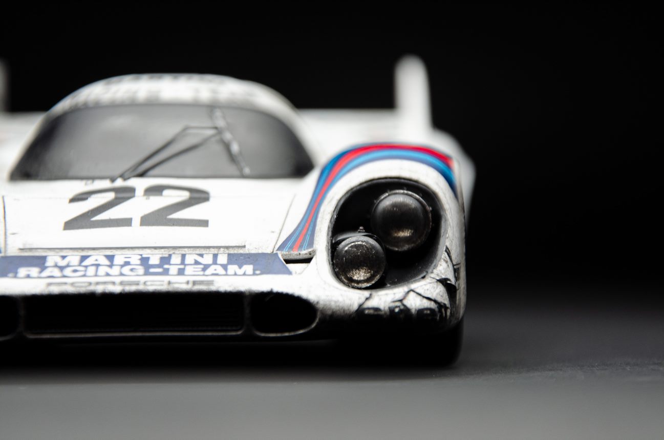 Amalgama escala 1:18 Porsche 917K #22 1971 - CARRERA ENVEJECIDA