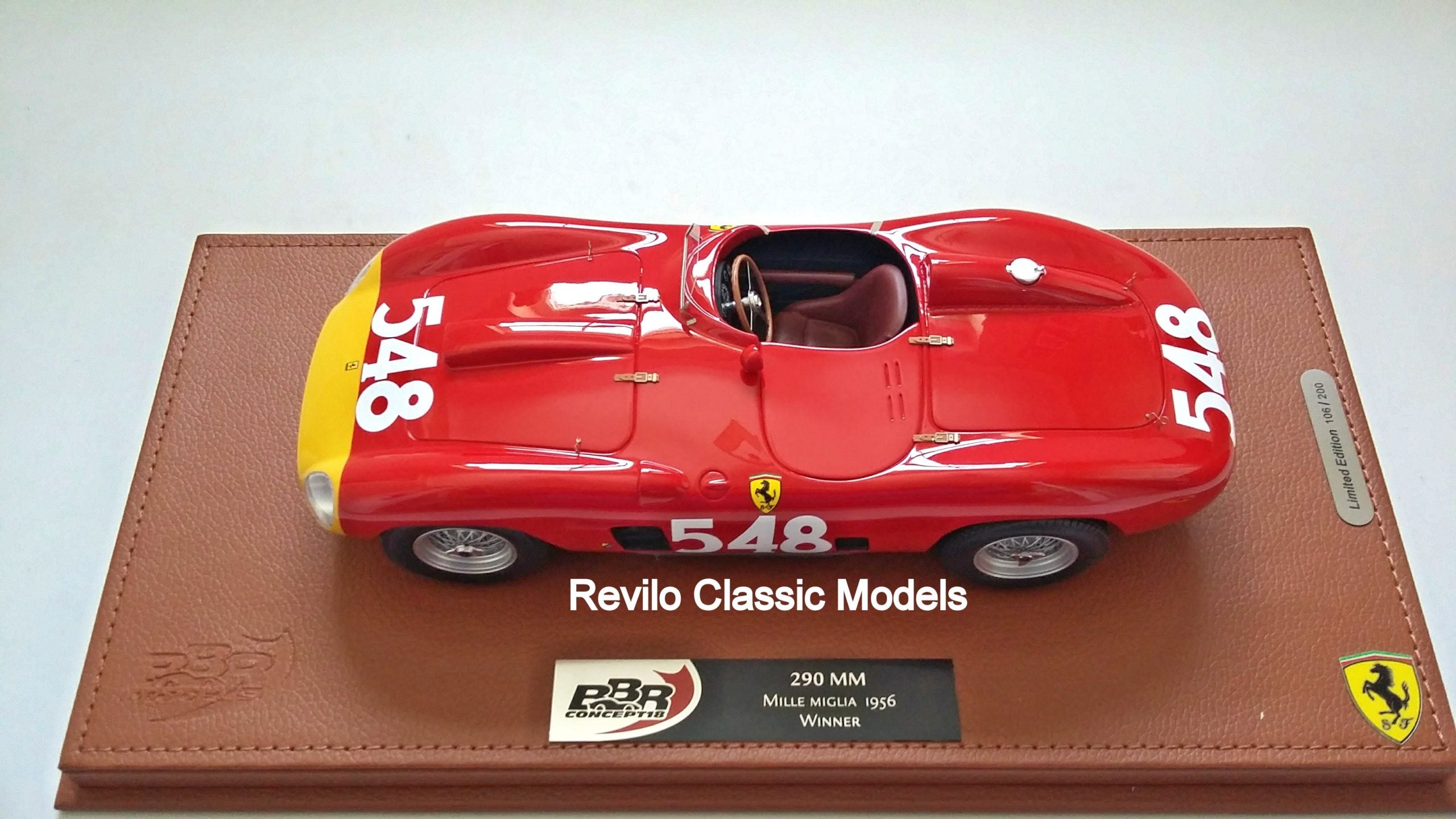 BBR Ferrari 290MM 1956 Mille Miglia winner 1:18 scale