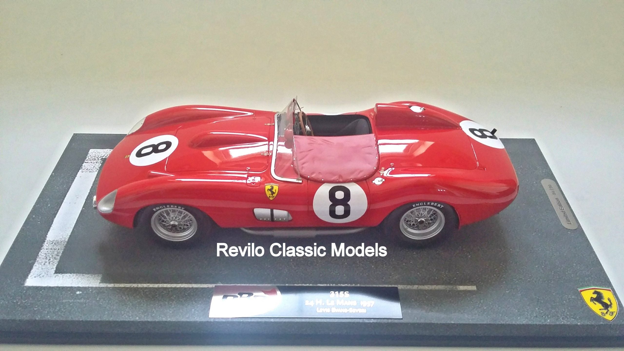 Ferrari 315S 7 24 Heures du Mans 1957 Art Model ART184 - Miniatures Ferrari 315S 7 24 Heures du Mans 1957 Art Model ART184 - Miniatures