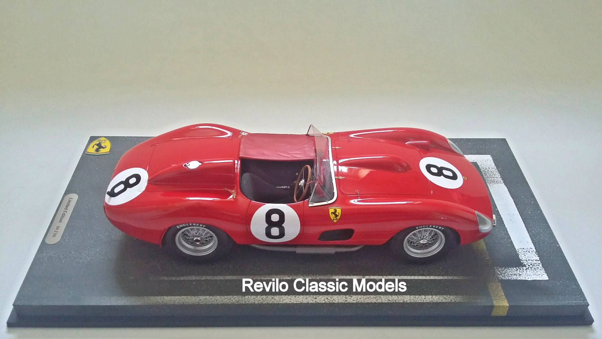 BBR Ferrari 315S 1957 Le Mans escala 1:18
