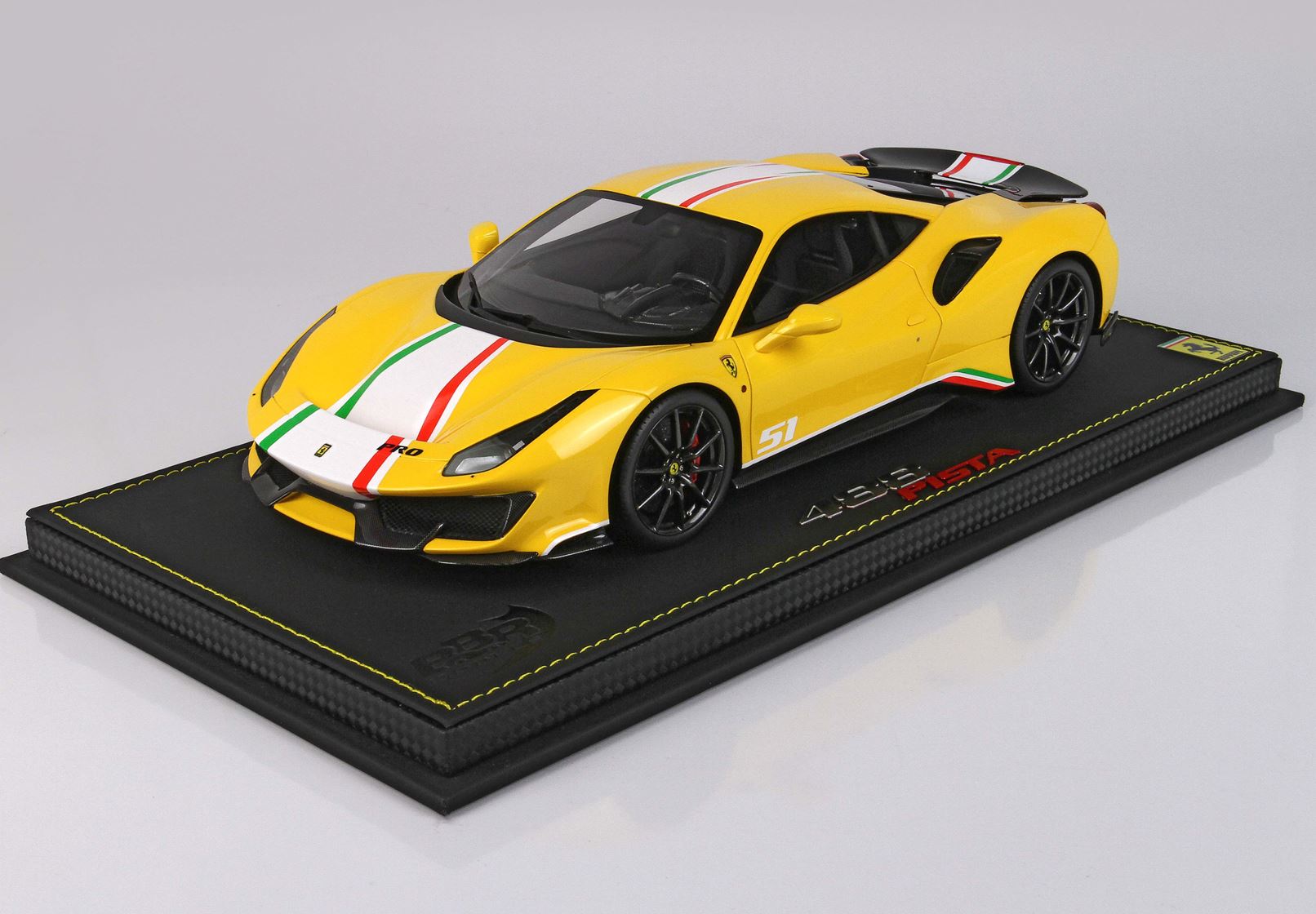 BBR Ferrari 488 Pista Piloti 1:18 scale Yellow