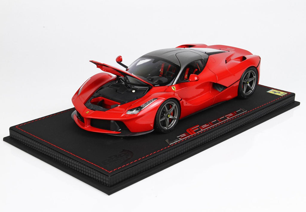 BBR La Ferrari 1:18 scale Diecast Red with grey roof – Revilo Model Cars