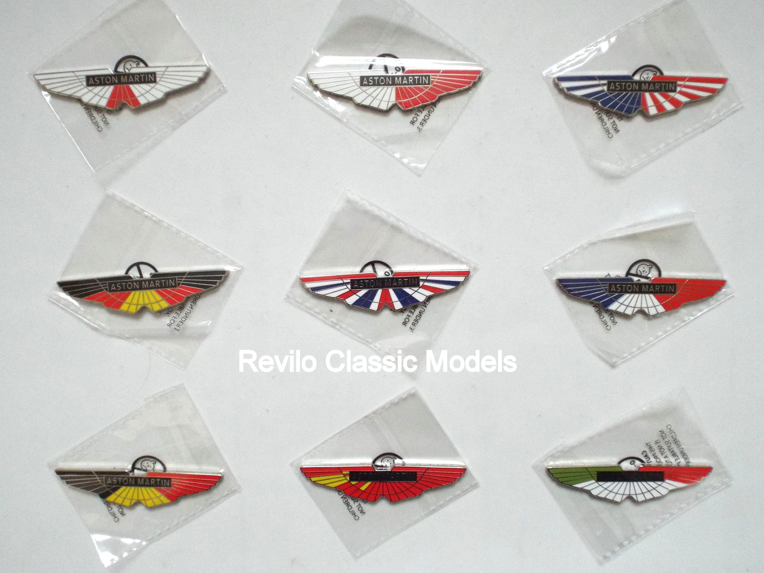 Aston Martin commemorative badges