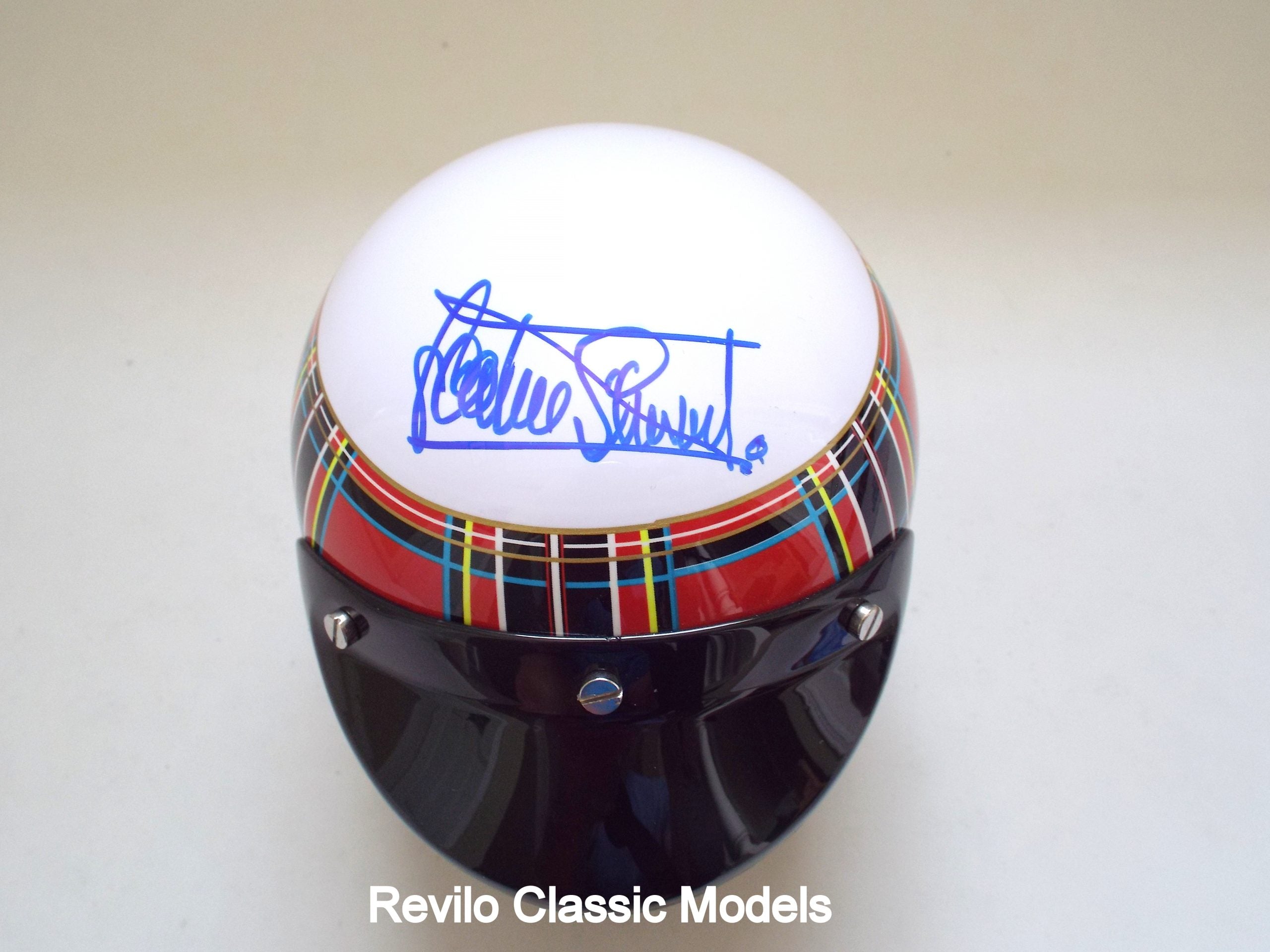 Jackie Stewart, 1:2 half scale helmet