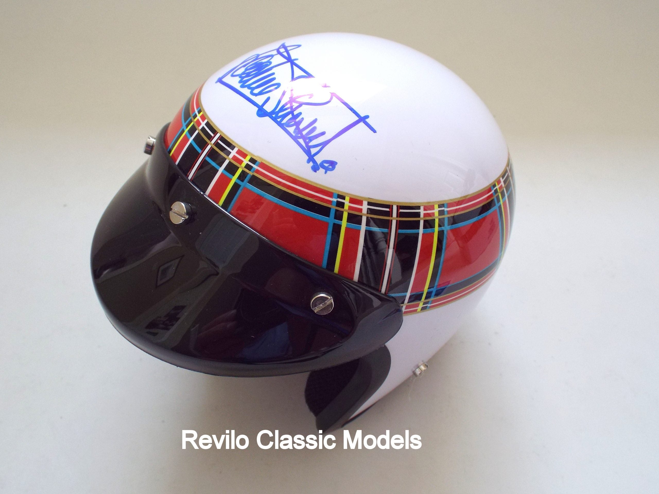 Jackie Stewart, 1:2 half scale helmet