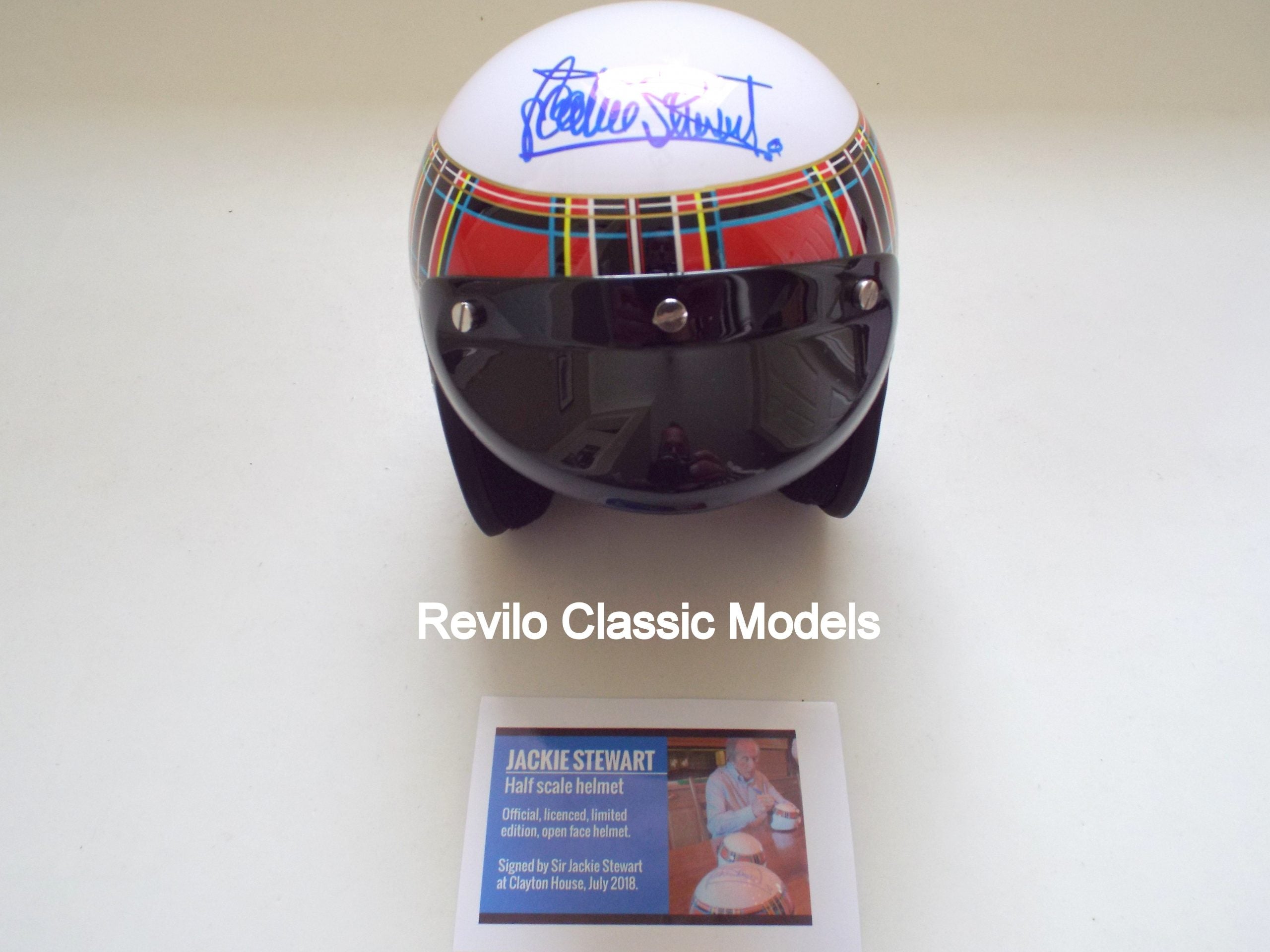 Jackie Stewart, 1:2 half scale helmet