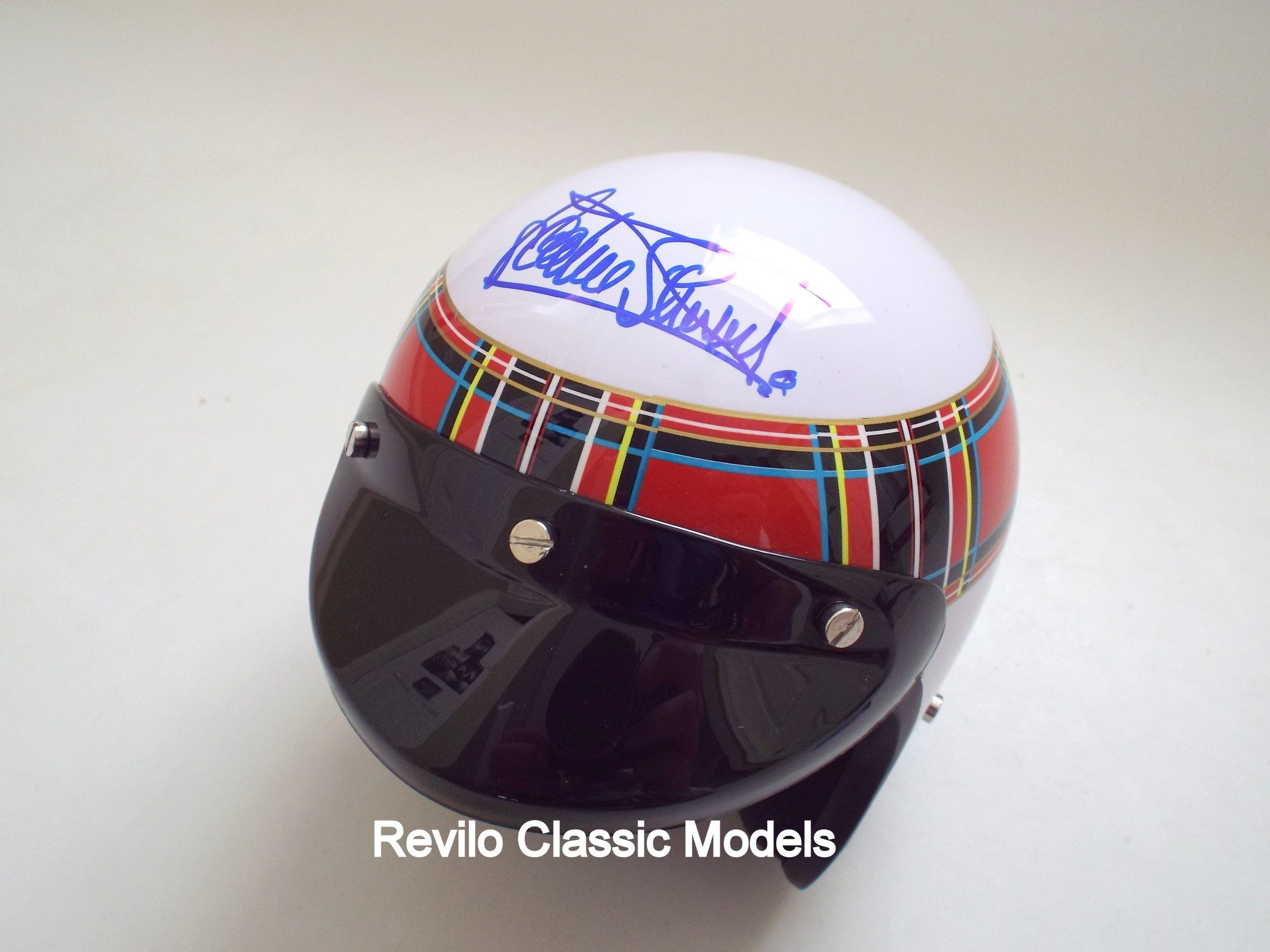 Jackie Stewart, 1:2 half scale helmet