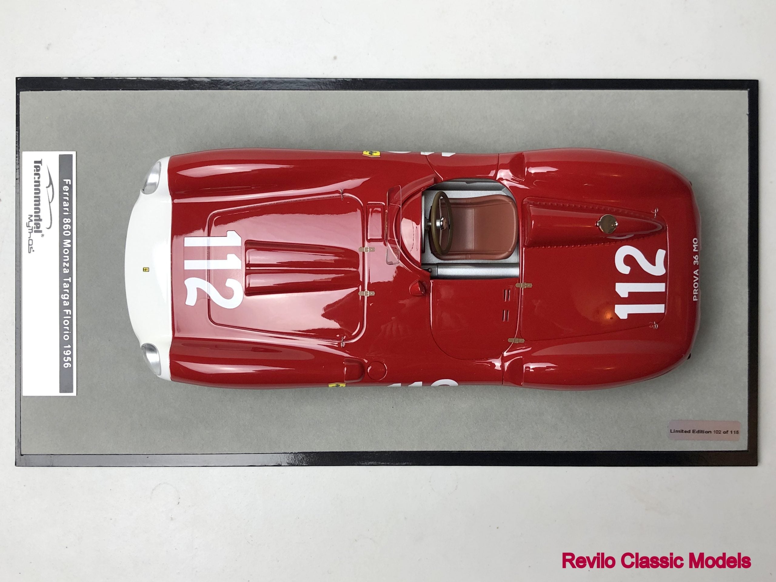 Ferrari 860 Monza Targa Florio 1956 escala 1:18