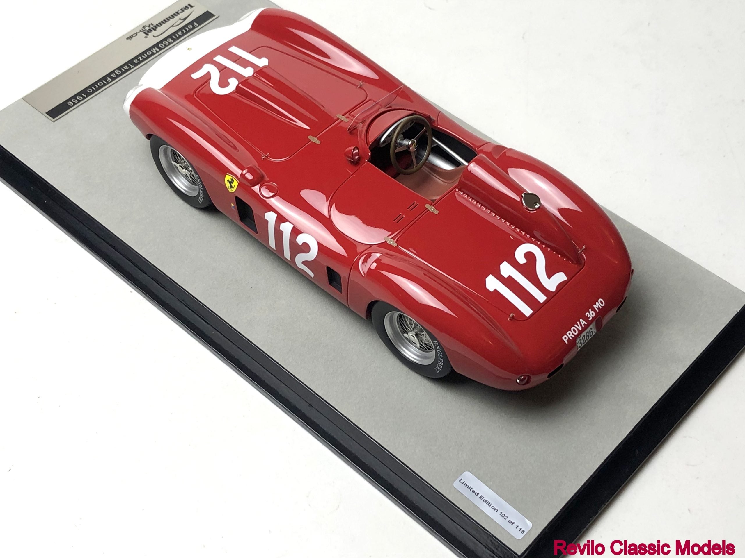 Ferrari 860 Monza Targa Florio 1956 1:18 scale