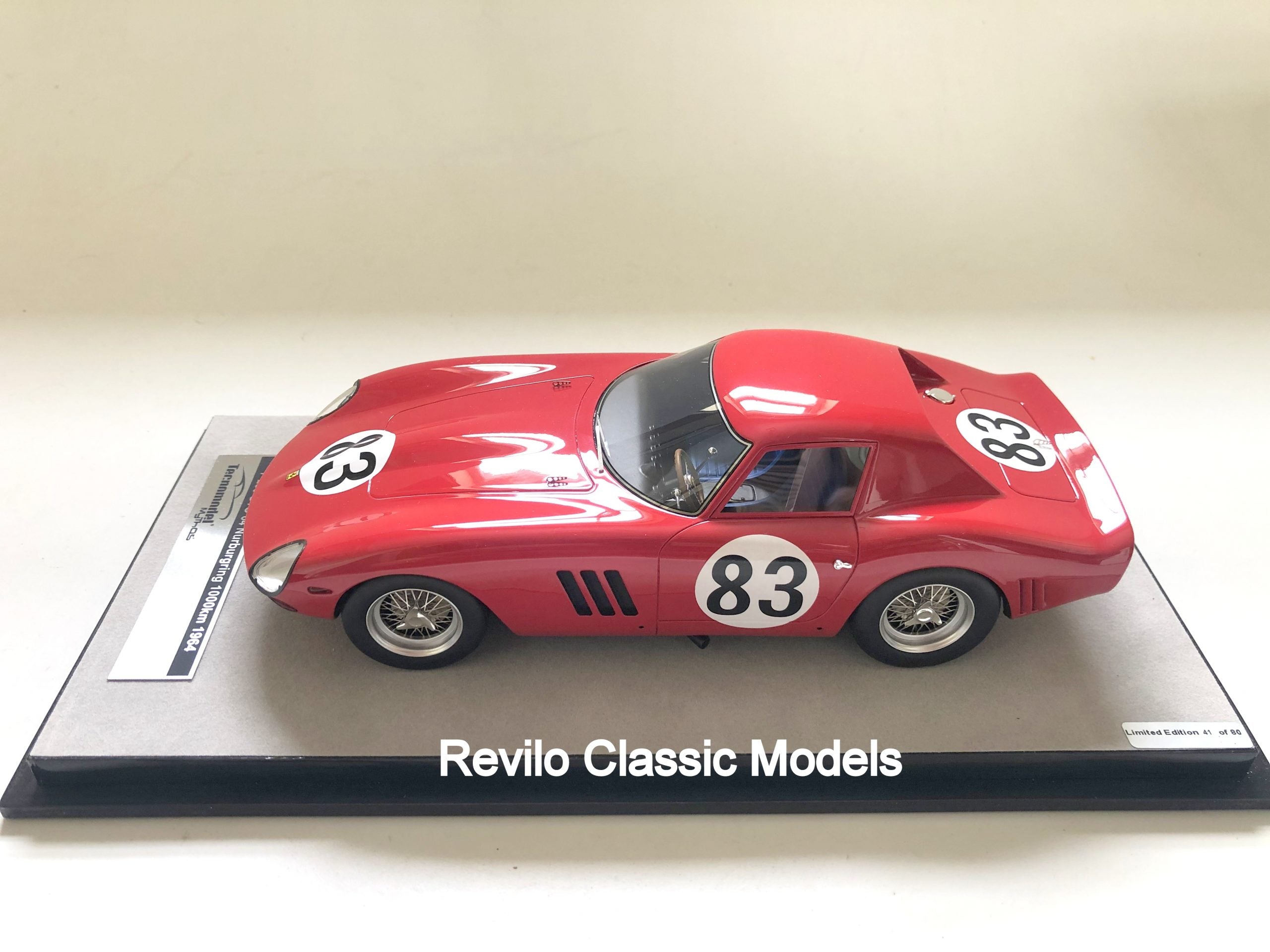 Ferrari 250GTO escala 1:18 1964 Nurburgring 1000kms