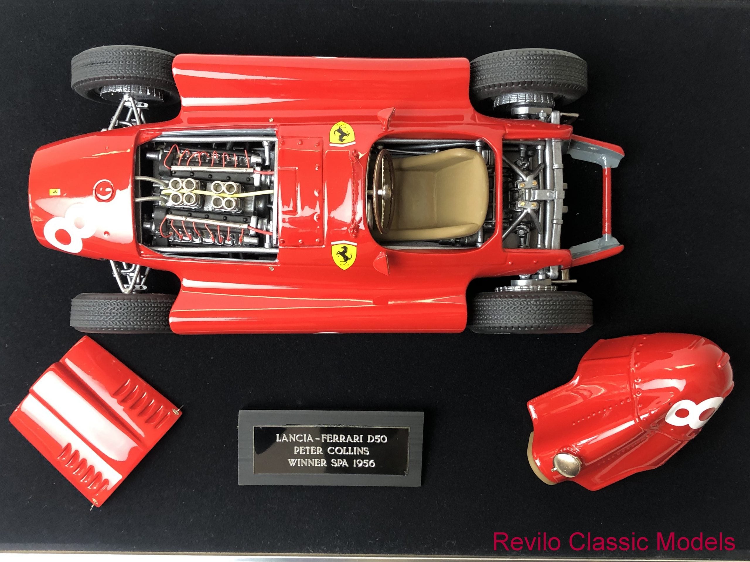 Escala 1:12 1956 Ferrari/Lancia D50