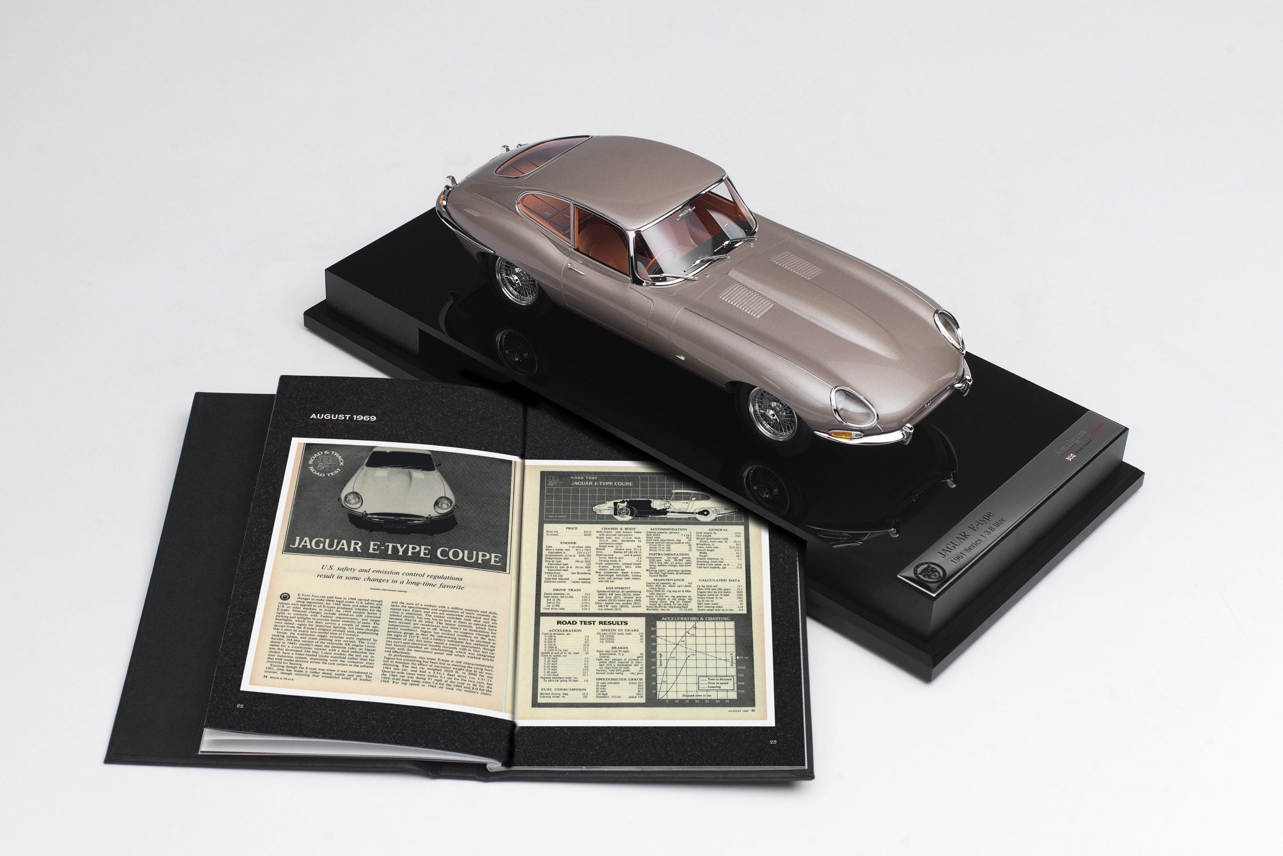 Amalgam Jaguar E Type FHC 1:18 scale