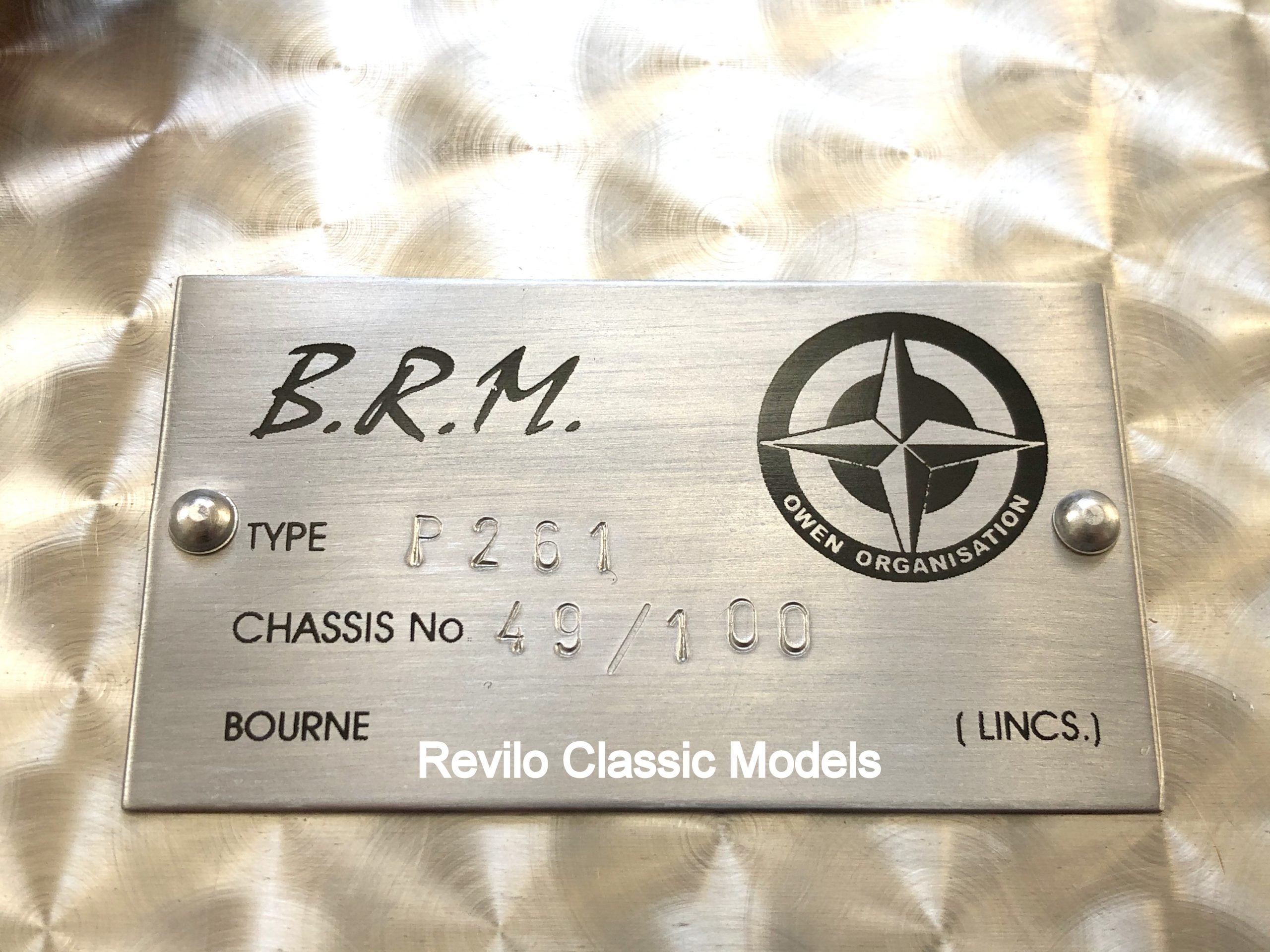 BRM P261 1:8 scale model by Javan Smith