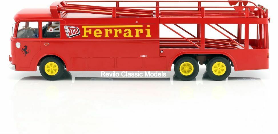 Transporter de carrera Fiat Bartoletti/Ferrari 1:18