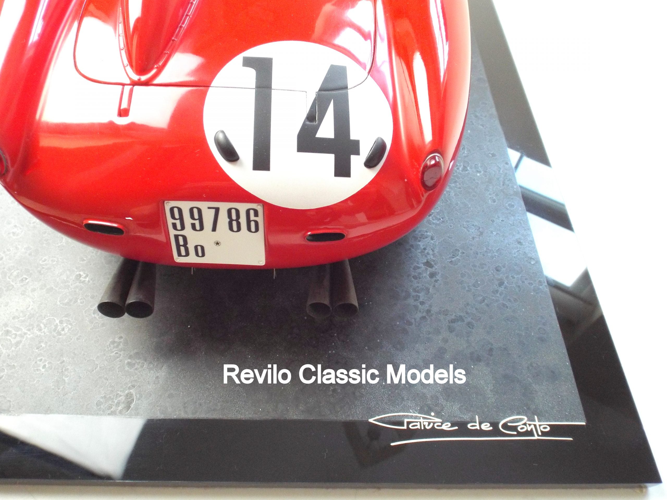 Patrice de Conto escala 1:8 1958 Ferrari TR58 #14 ganador de Le Mans